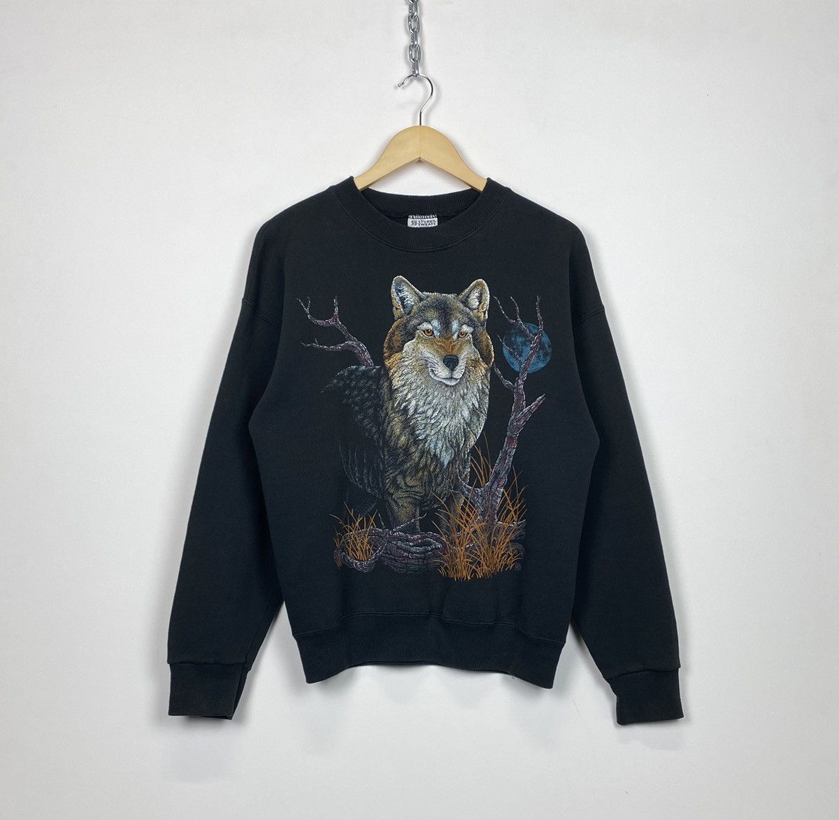 Lee Vintage Sturdy Sweats By Lee Native Graphic Sweatshirt Wolf Size US L / EU 52-54 / 3 - 1 Thumbnail