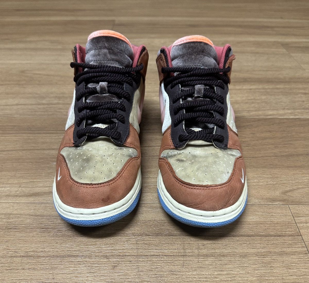 Nike Nike Social Status x Dunk Mid Chocolate Milk Size US 8 / EU 41 - 4 Thumbnail