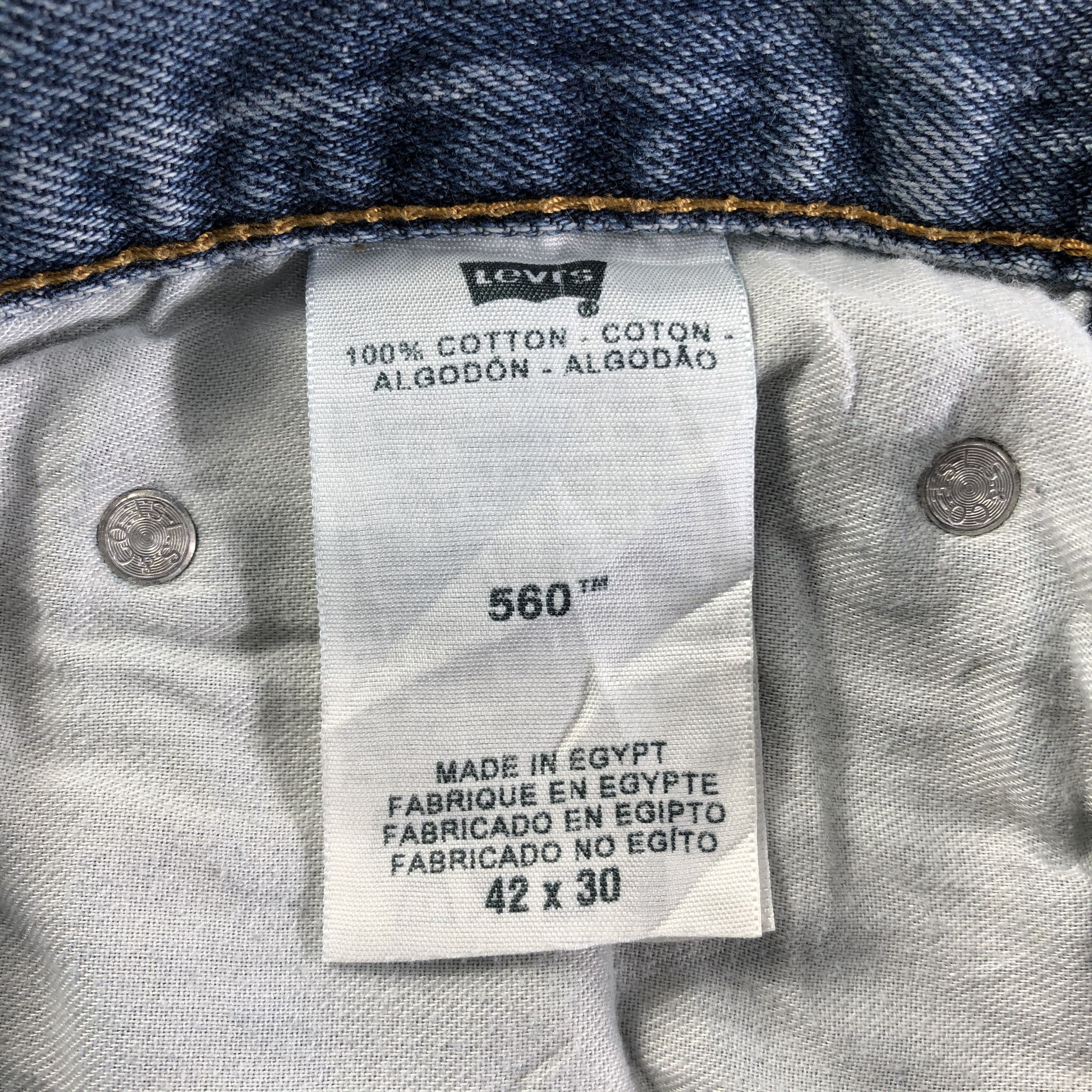 Levi's Vintage Levis 560 Jeans-J3446 Size US 42 / EU 58 - 11 Thumbnail