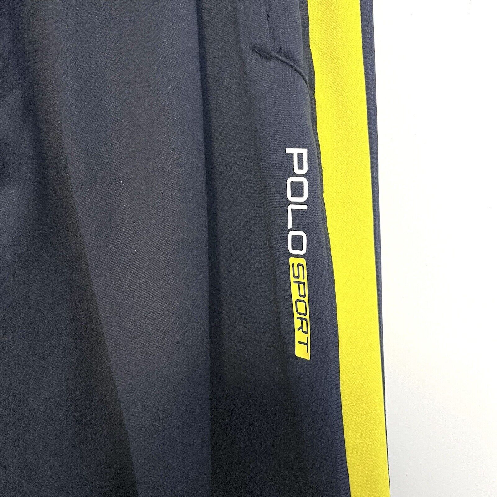Polo Ralph Lauren × Ralph Lauren 2000s Polo Sport Ralph Lauren Sweatpants Navy Yellow Sz XLT Size US 38 / EU 54 - 3 Thumbnail