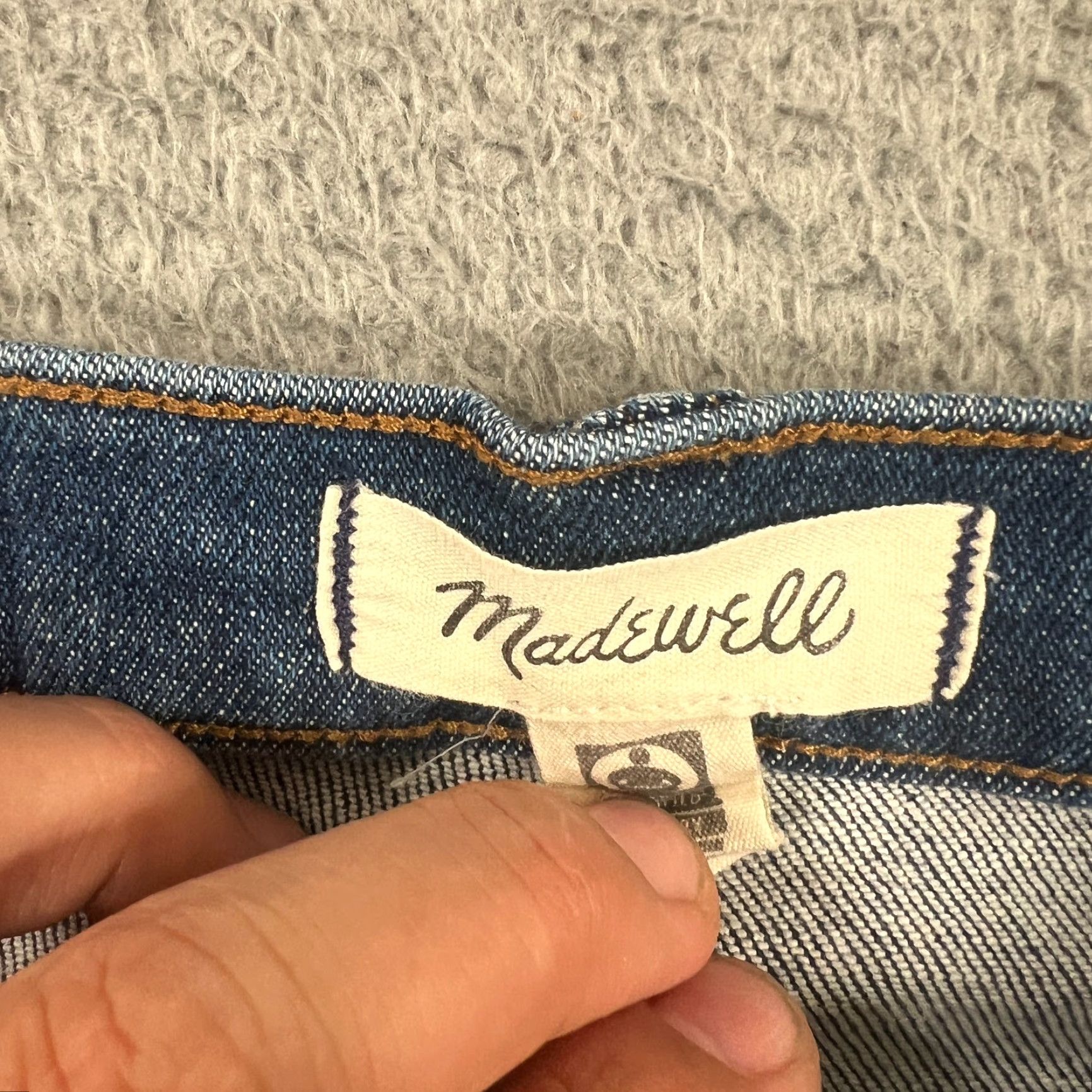 Madewell Madewell Jeans Women's 25 Regular 10" High-Rise Skinny Denim Medium Blue Stretch 5-Pocket Jeans Womens Size 42" / US 20 - 5 Thumbnail