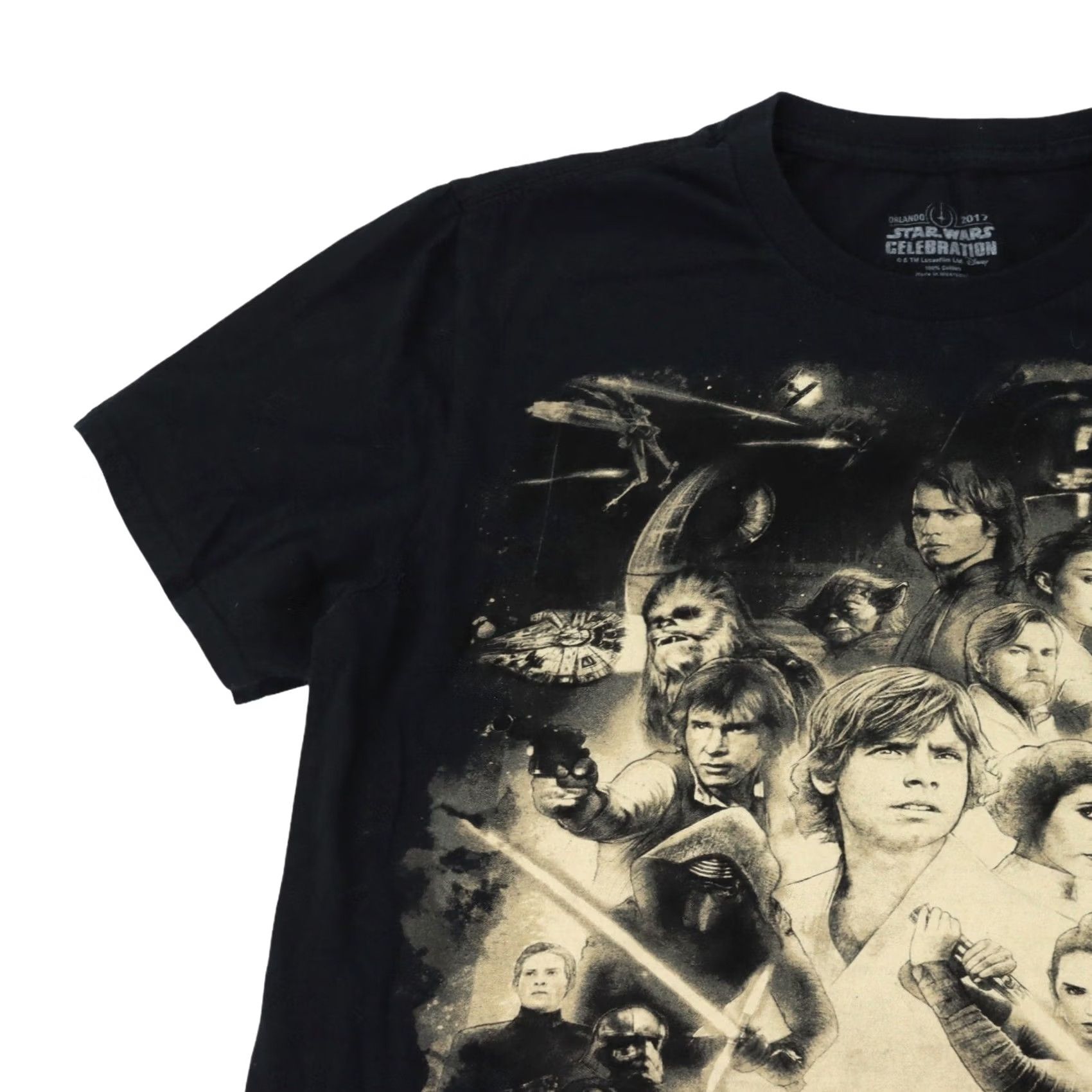 Disney Star Wars Celebration Orlando 2017 40th Anniversary Black T Shirt Men's Medium Size US M / EU 48-50 / 2 - 3 Thumbnail