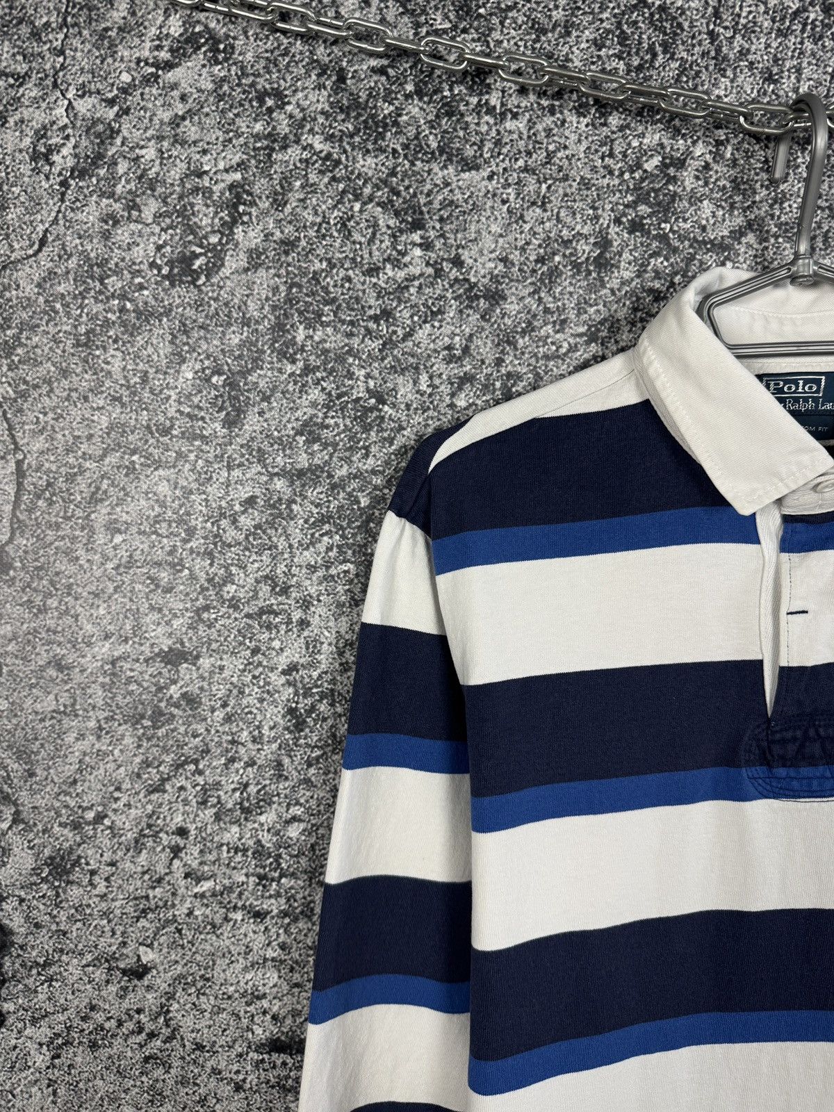 Polo Ralph Lauren Polo Ralph Lauren Polo Long Sleeve Striped Rugby Shirt XL Size US XL / EU 56 / 4 - 3 Thumbnail