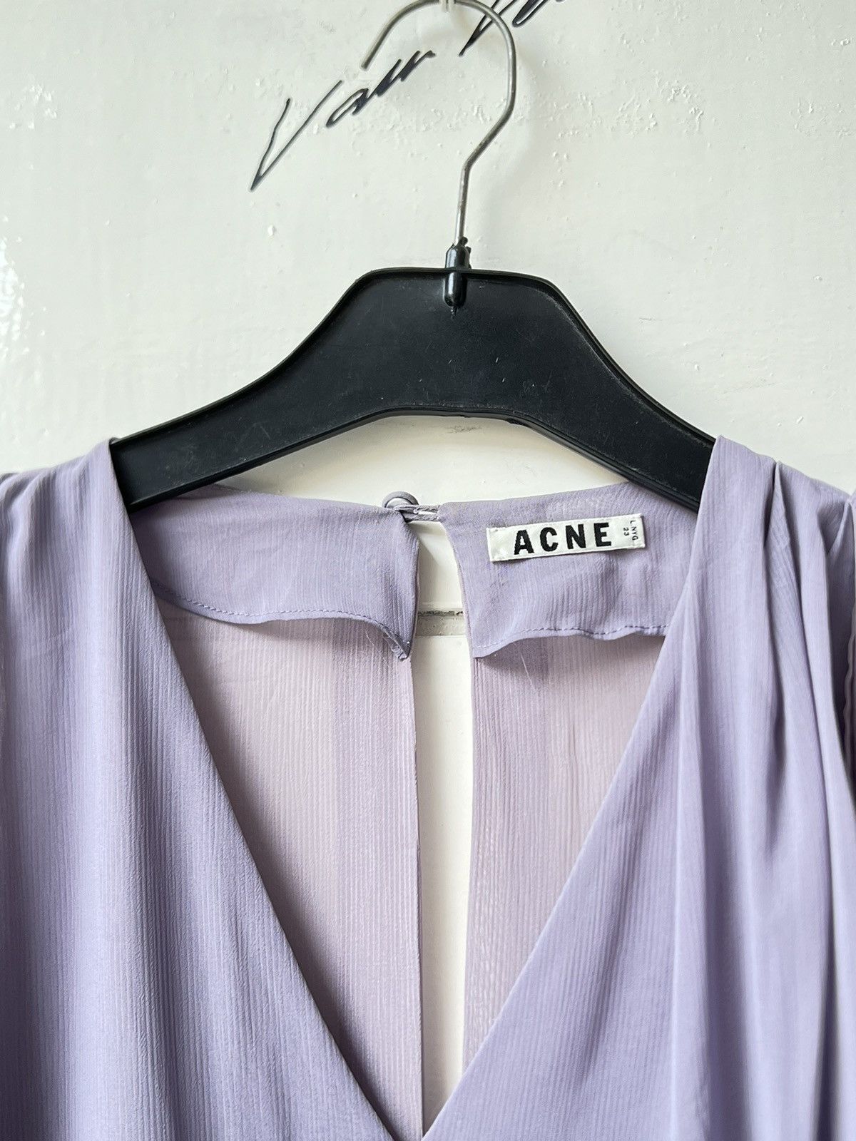 Acne Studios ACNE Purple Midi Dress Size S / US 4 / IT 40 - 5 Thumbnail