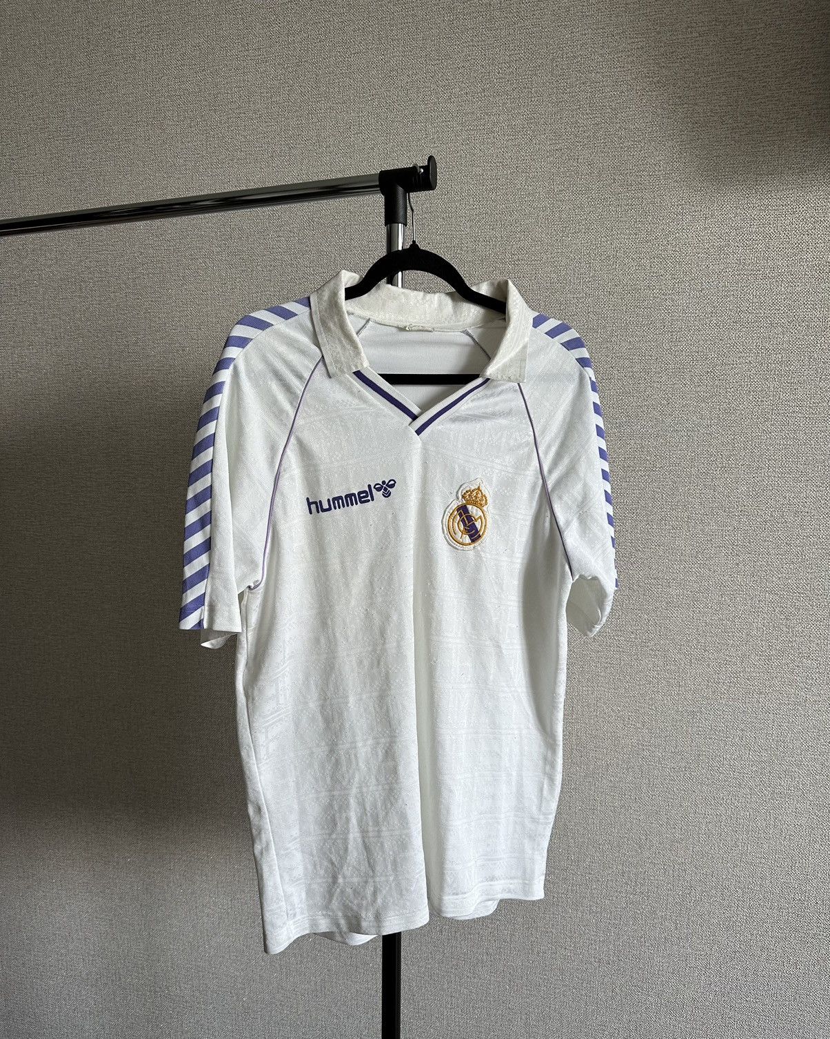 Hummel 1986 Real Madrid Hummel Rare Home Soccer Jersey Size US XL / EU 56 / 4 - 1 Thumbnail