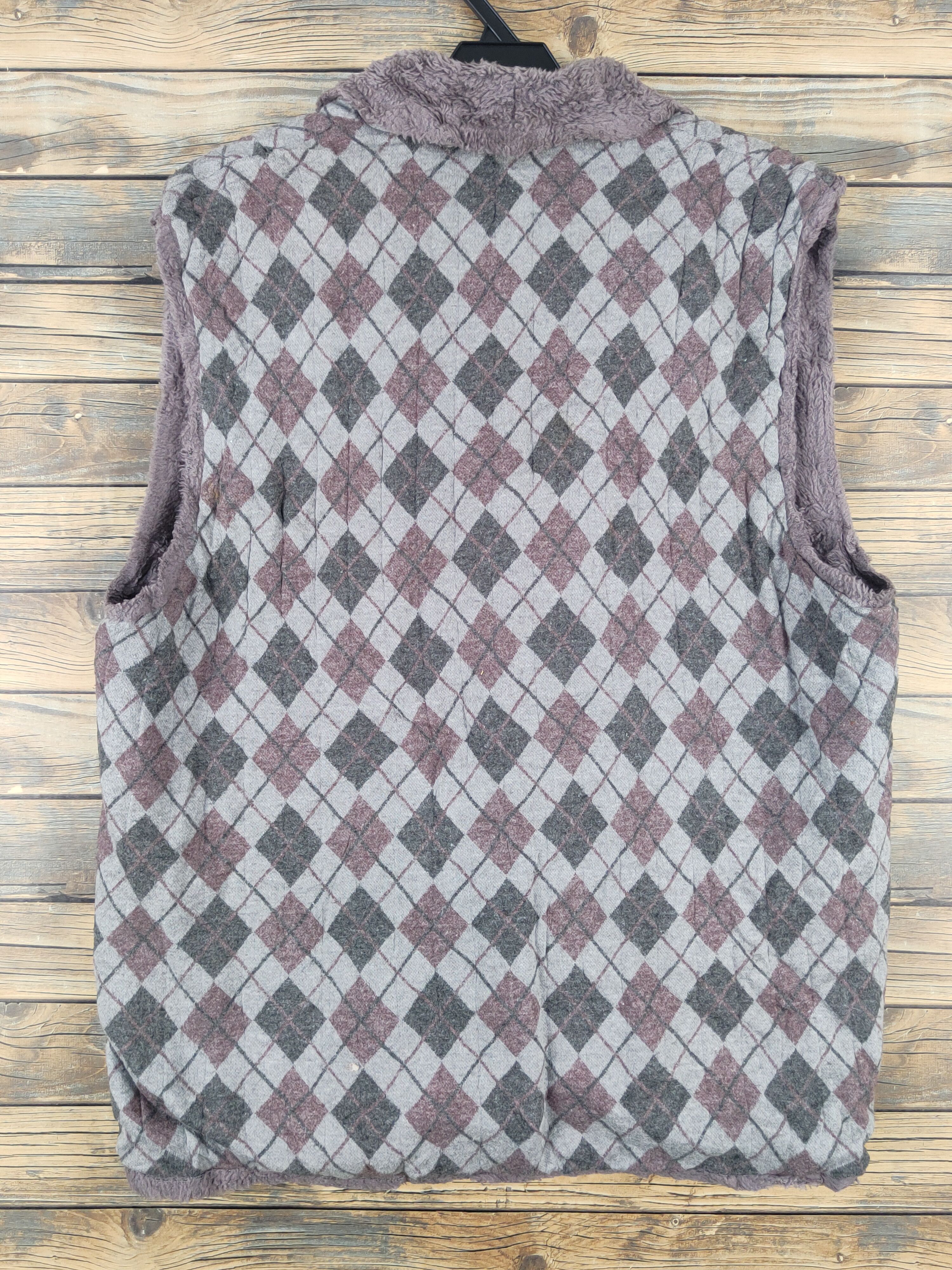 Japanese Brand × Vintage Vintage Japanese Brand Purple Gray Fur Mohair Vests Size US L / EU 52-54 / 3 - 9 Thumbnail