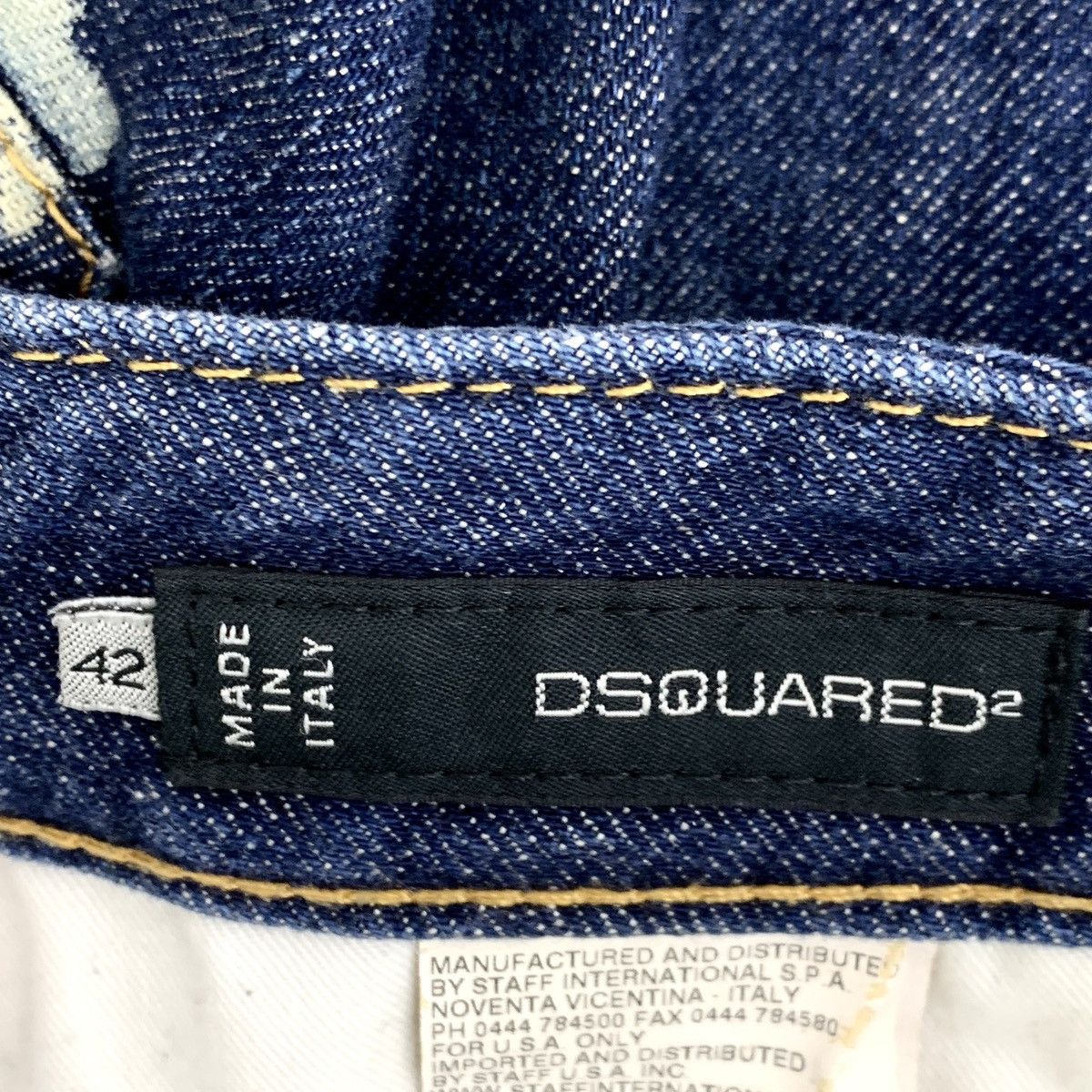 Dsquared2 Dsquared2 Dark Blue Washed Vintage Ripped Denim Pants K26WX Size US 28 / EU 44 - 8 Thumbnail