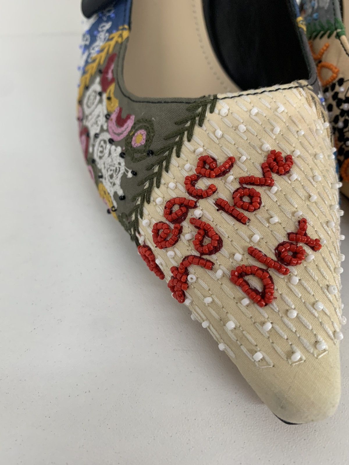 Dior Heel Dior Embroidered Calfskin Size US 9 / IT 39 - 5 Thumbnail