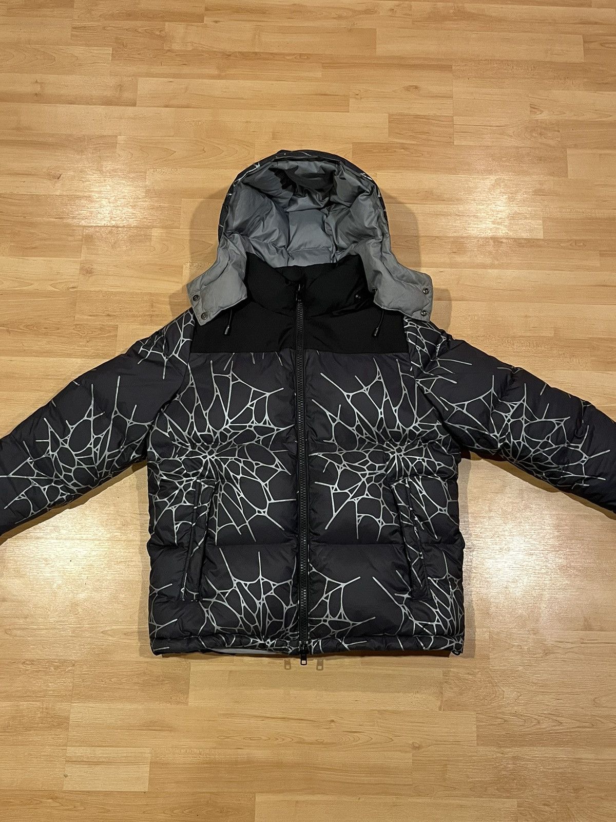 Number (N)ine Nightcrawler Spiderweb Puffer Jacket Size US M / EU 48-50 / 2 - 2 Thumbnail