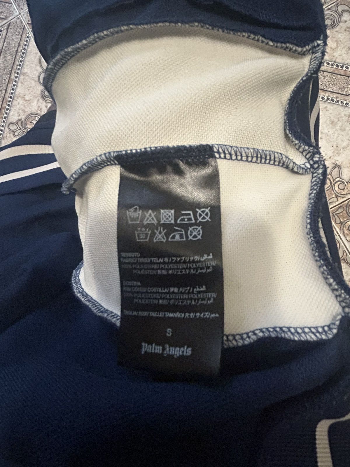 Palm Angels Palm Angels Navy Weed Track Jacket - Size Small Size US S / EU 44-46 / 1 - 5 Thumbnail