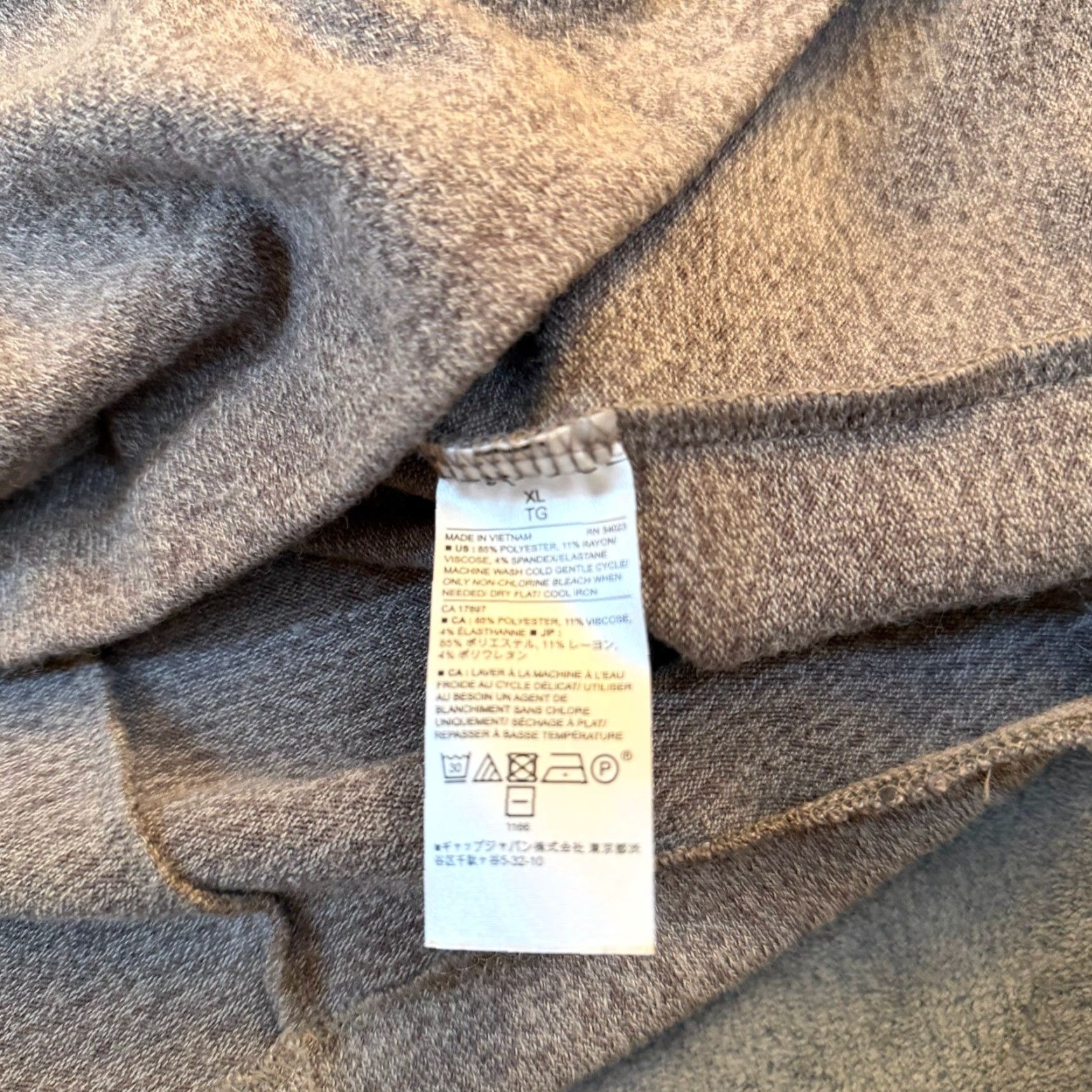 Banana Republic Banana Republic Cowl Neck Sweater Dress Knit Heathered Brown Womens XL Size XL / US 12-14 / IT 48-50 - 5 Thumbnail