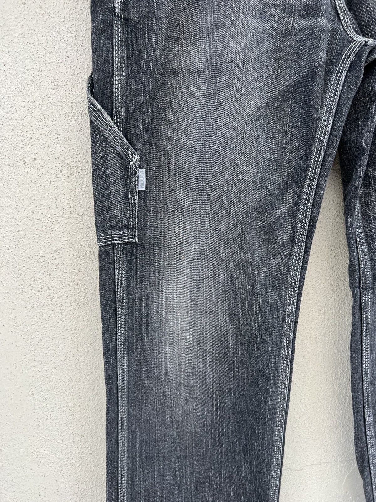 FACTOTUM Vintage Factotum Japan Distressed Fade Denim Work Pant Size US 30 / EU 46 - 9 Thumbnail