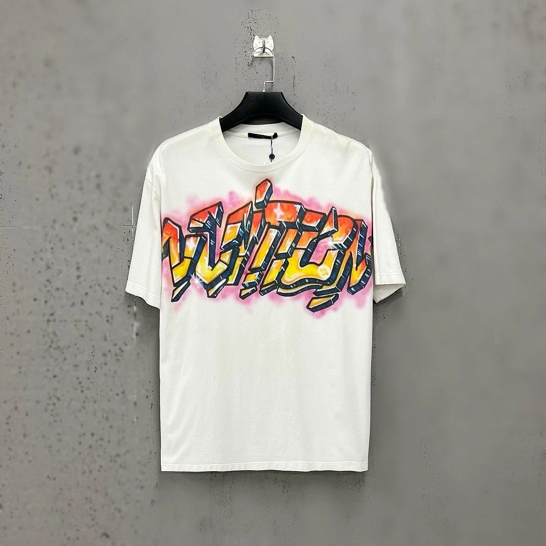 Louis Vuitton Louis Vuitton Graffiti Logo T-Shirt Size XXL Size US XXL / EU 58 / 5 - 1 Thumbnail