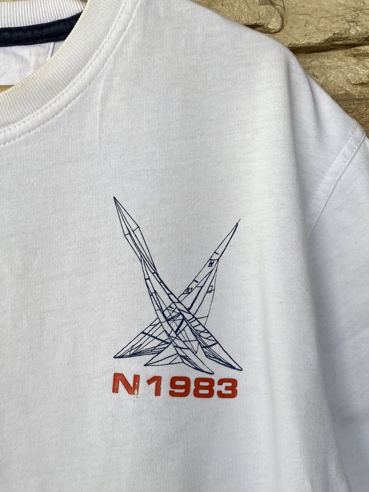 Nautica × Vintage Nautica Multi Logo Backhit Tees Size US L / EU 52-54 / 3 - 6 Thumbnail