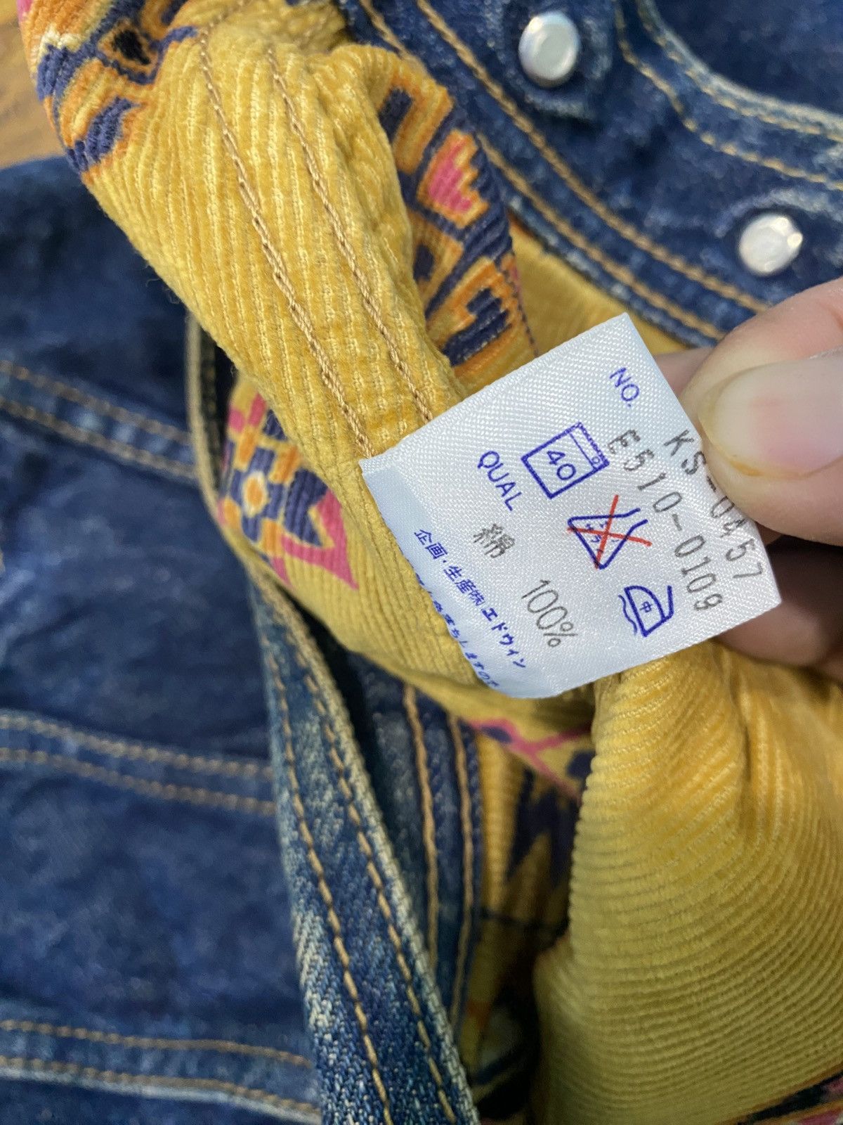 Edwin Vintage Edwin Native Trucker Denim Jacket Size US M / EU 48-50 / 2 - 14 Thumbnail
