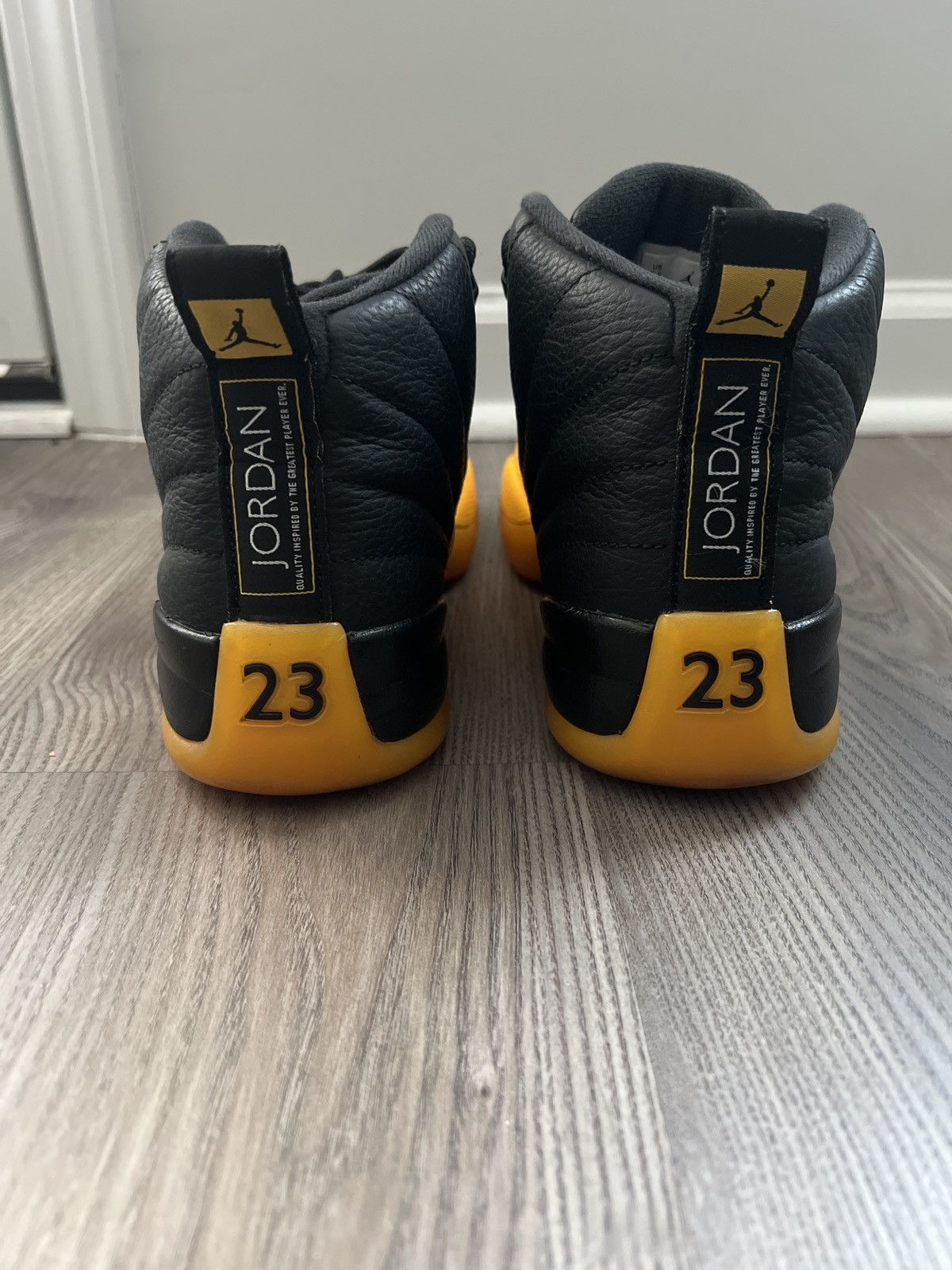 Jordan Brand Air Jordan 12 Retro Black University Gold Size US 8.5 / EU 41-42 - 5 Thumbnail