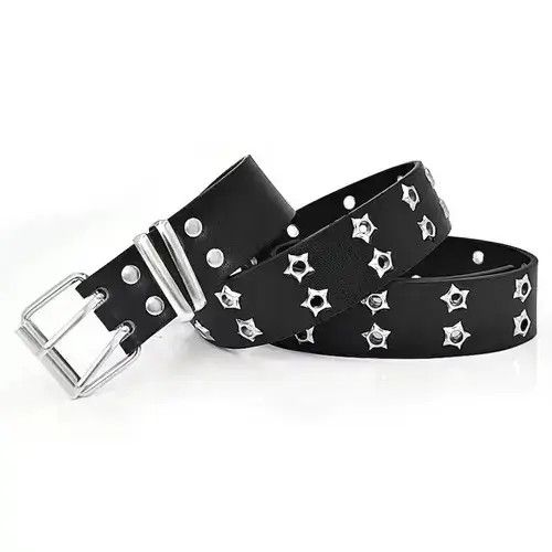 Other Dark Brown Star Eye Rivet Belt Size ONE SIZE - 1 Thumbnail