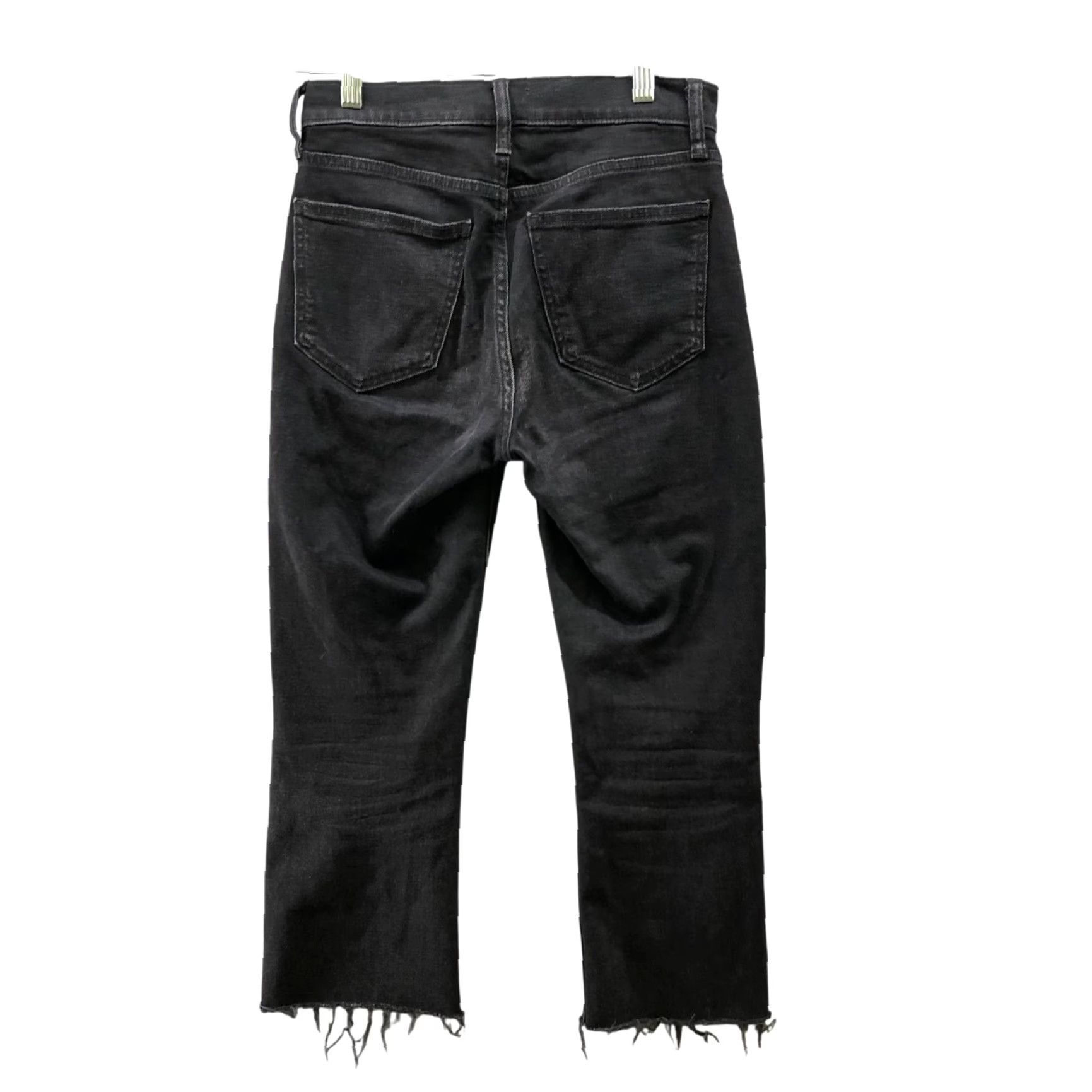 Gap VINTAGE Gap Kick Fit High Rise Jeans Womens 26P 2P Black Stretch Crop Size 26" / US 2 / IT 38 - 2 Thumbnail