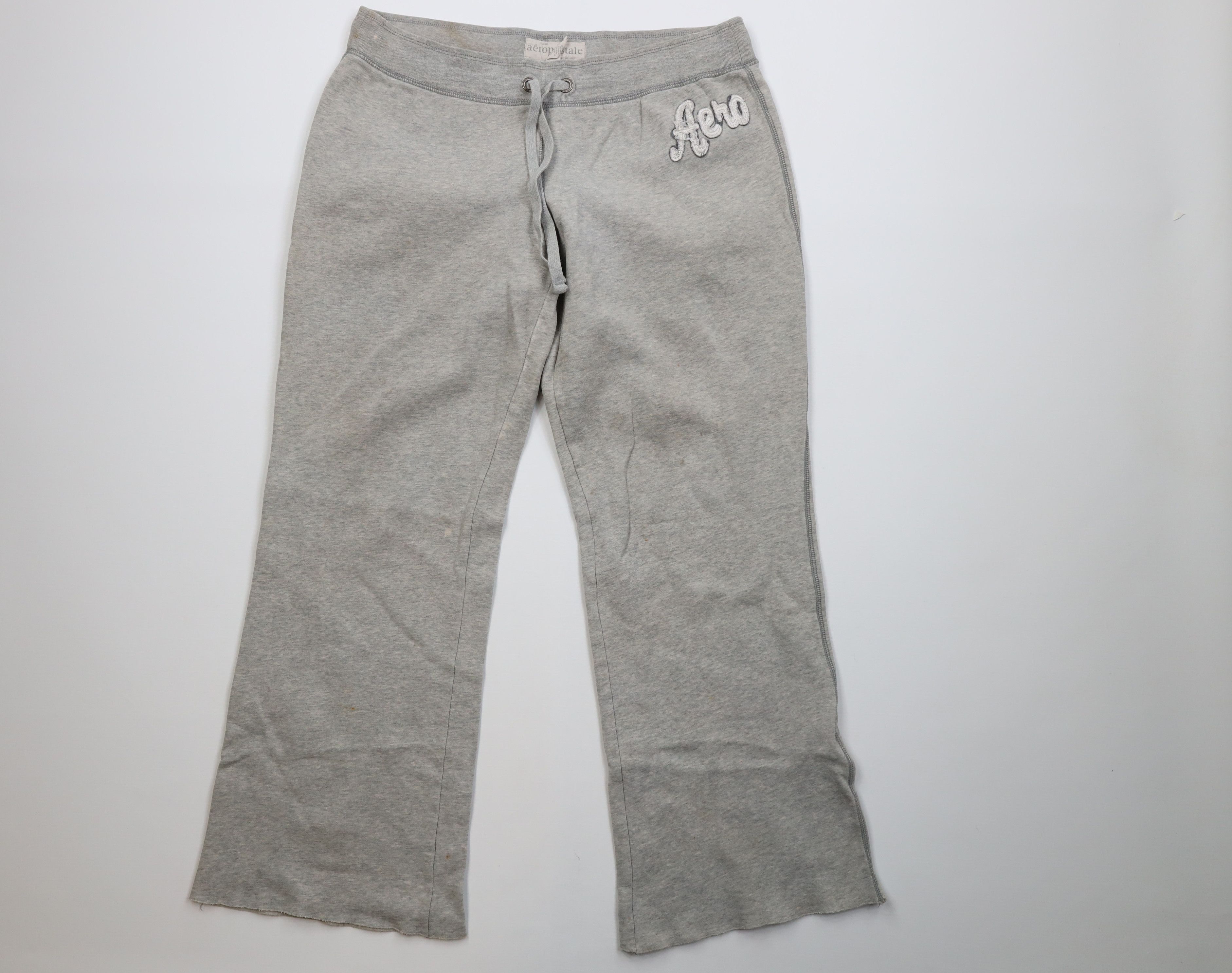 Aeropostale Vintage 90s Y2K Aeropostale Babydoll Wide Leg Sweatpants Size 34" / US 12 / IT 48 - 1 Thumbnail