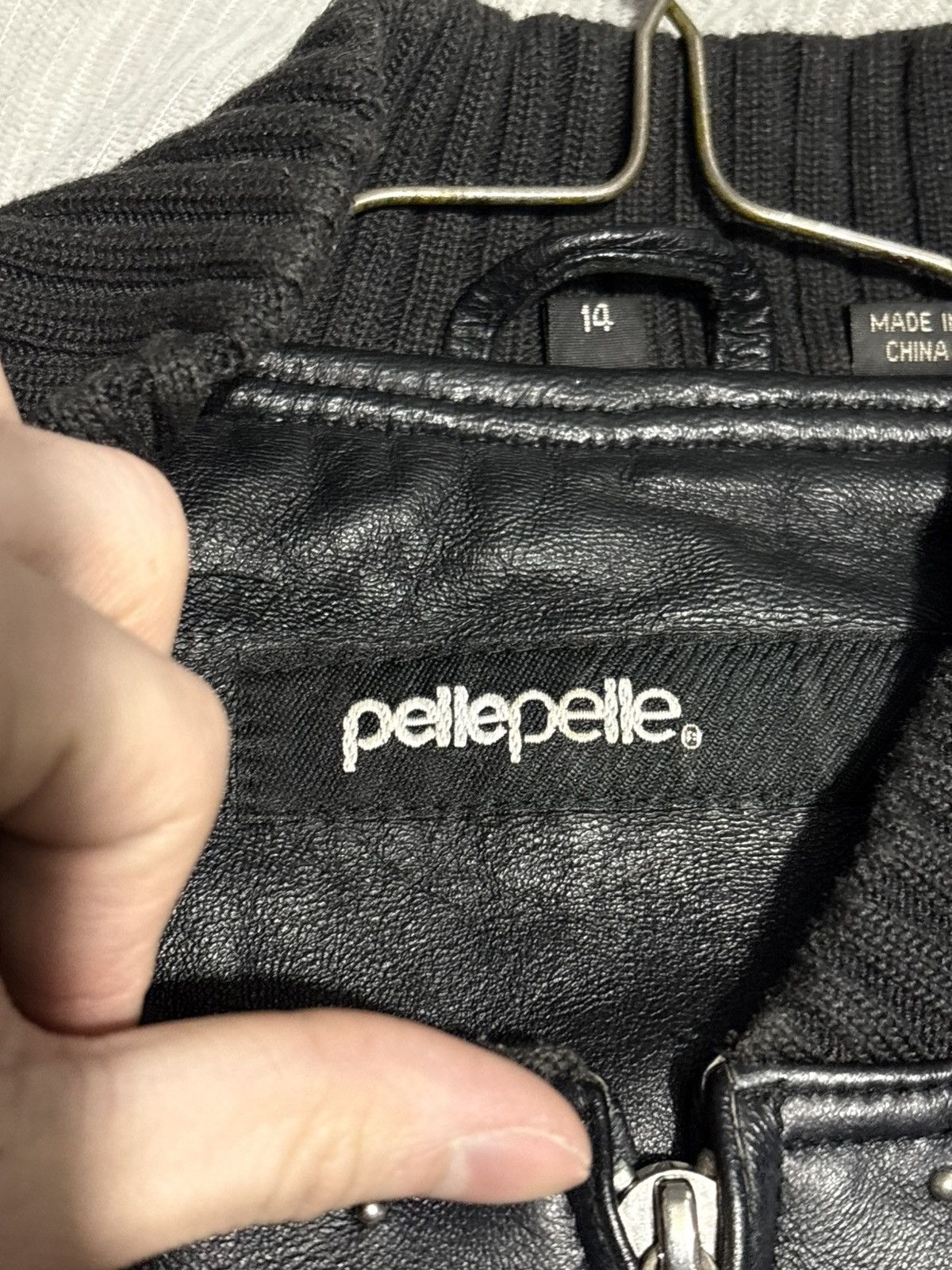 Pelle Pelle Pelle Pelle cropped Studded Leather Jacket Emo Grunge opium Size US XS / EU 42 / 0 - 12 Thumbnail
