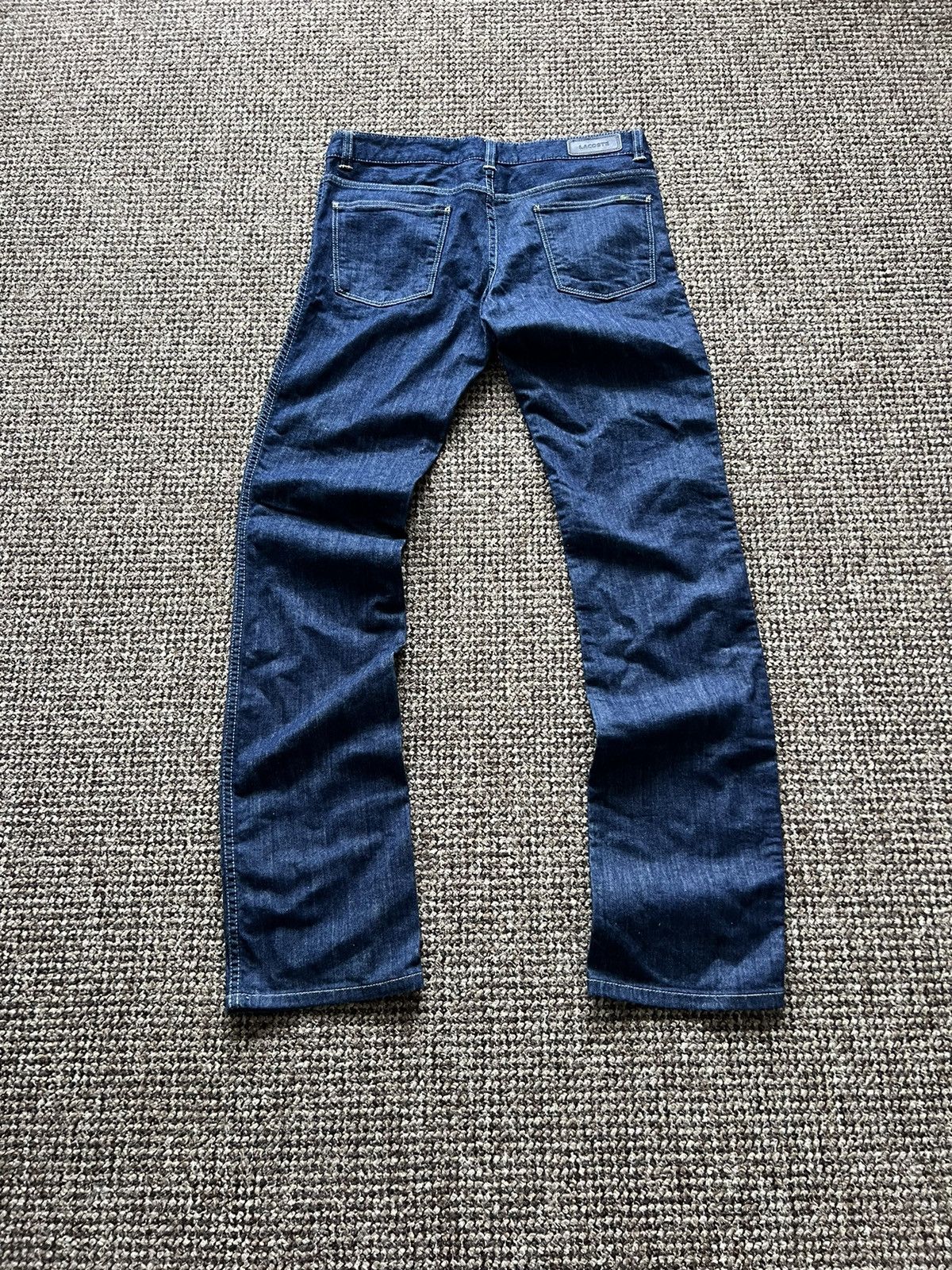 Lacoste VINTAGE LACOSTE AVANT-GARDE DENIM PANTS BIG LOGO Y2K 28 SIZE Size US 28 / EU 44 - 1 Thumbnail