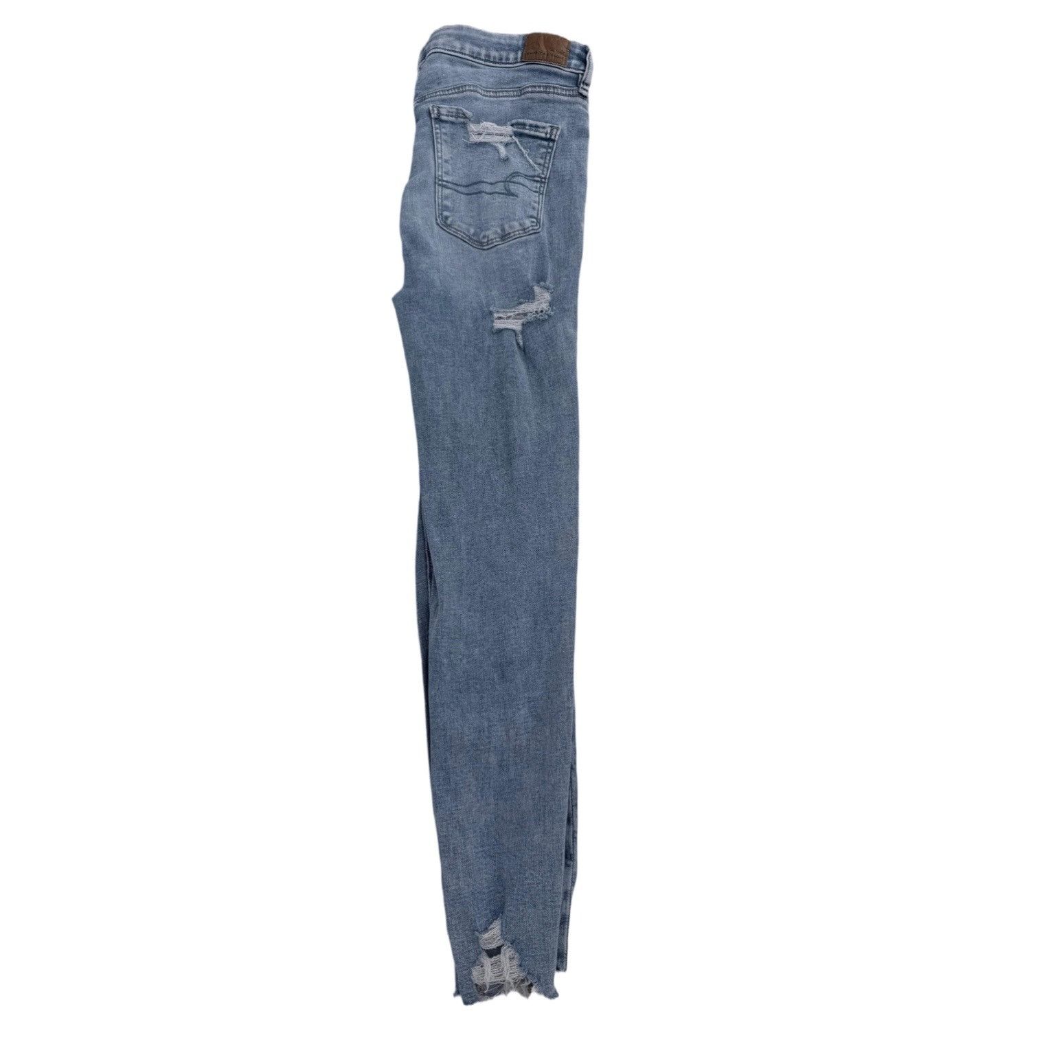 American Eagle Outfitters American Eagle Jeans - Distressed Skinny - Raw Hem -10- VGC Size 32" / US 10 / IT 46 - 4 Thumbnail