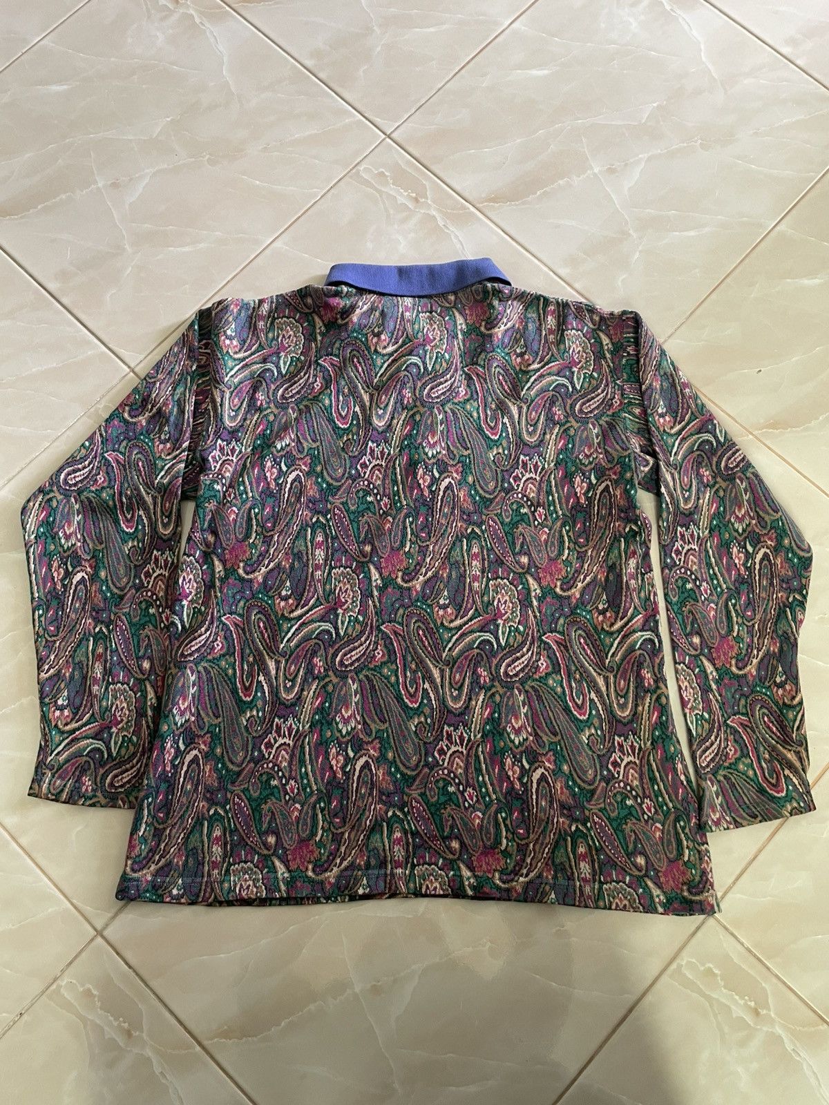 Yves Saint Laurent RARE DESIGN YVES LAURENT LONGSLEVE TSHIRT Size US M / EU 48-50 / 2 - 7 Thumbnail