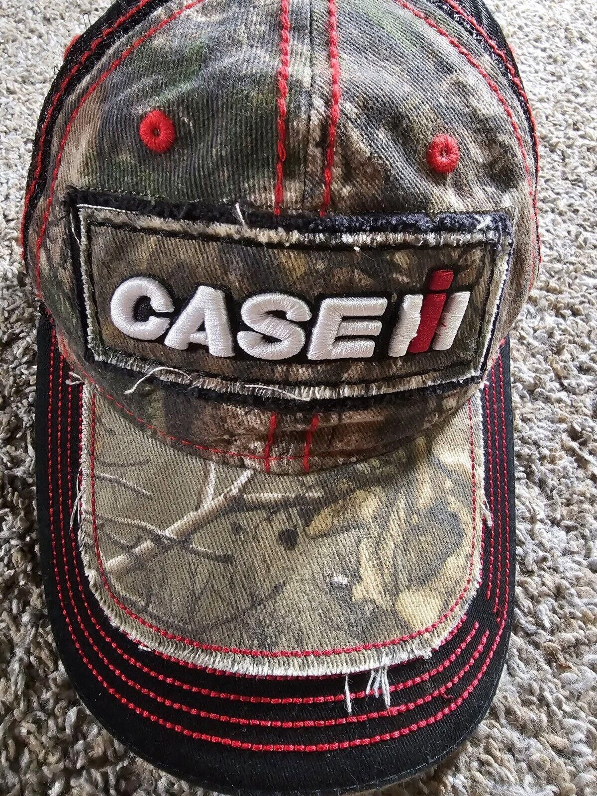 Designer CASE IH licensed distressed-style camouflage adjustable hat Size ONE SIZE - 2 Thumbnail