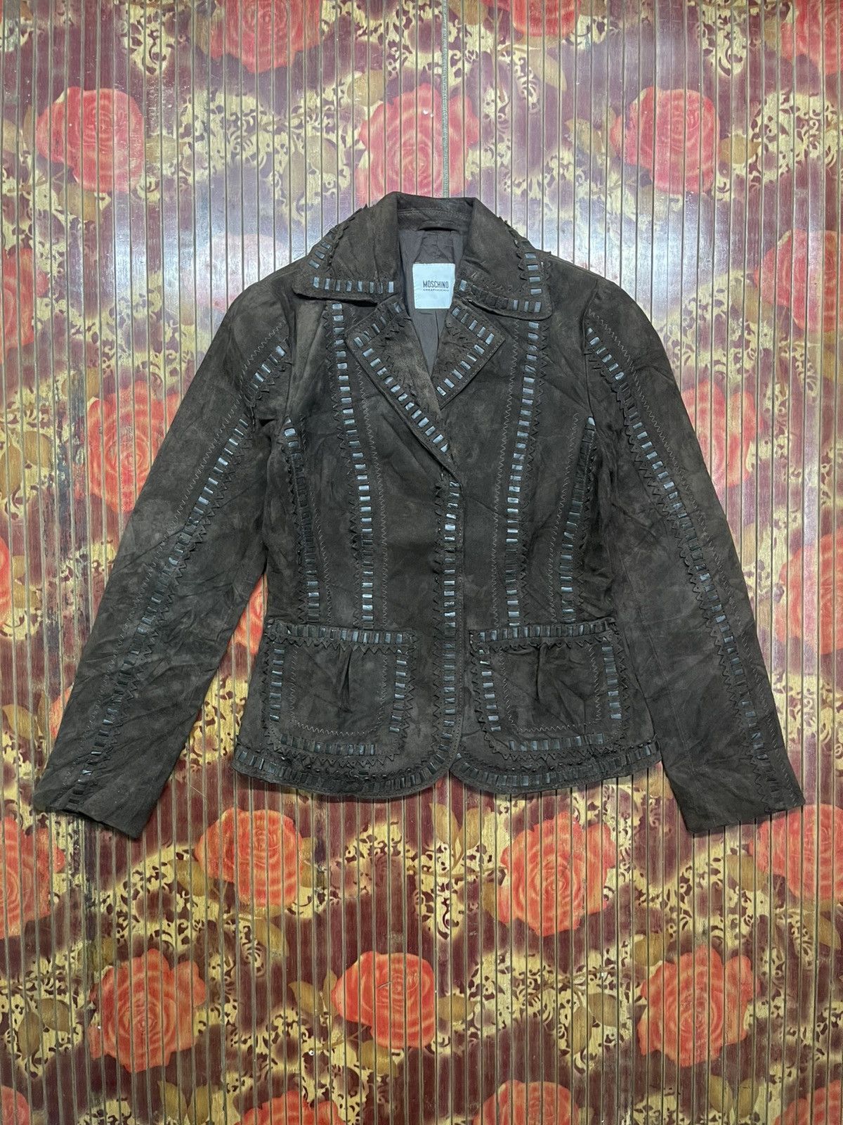 Moschino Leather Blazer Moschino Cheap And Chic Size M / US 6-8 / IT 42-44 - 1 Thumbnail