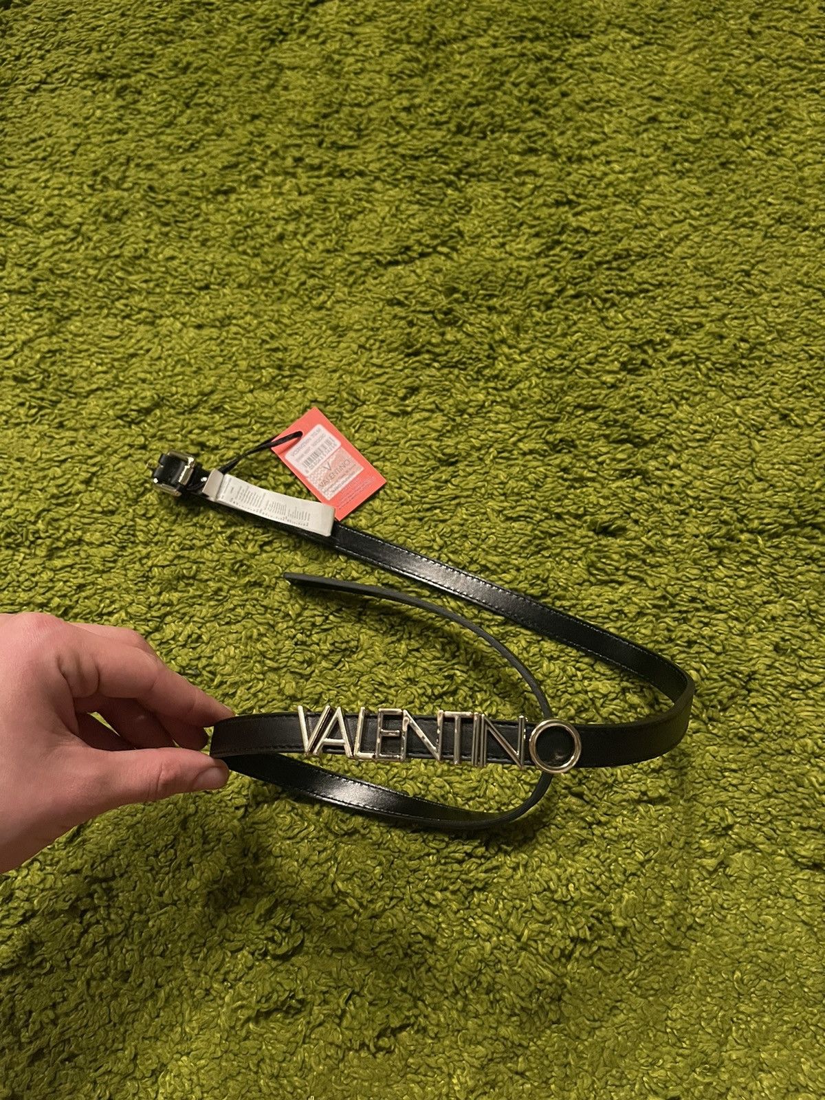 Designer × Mario Valentino × Valentino Mario Valentino NWT metal big logo belt Size ONE SIZE - 2 Thumbnail