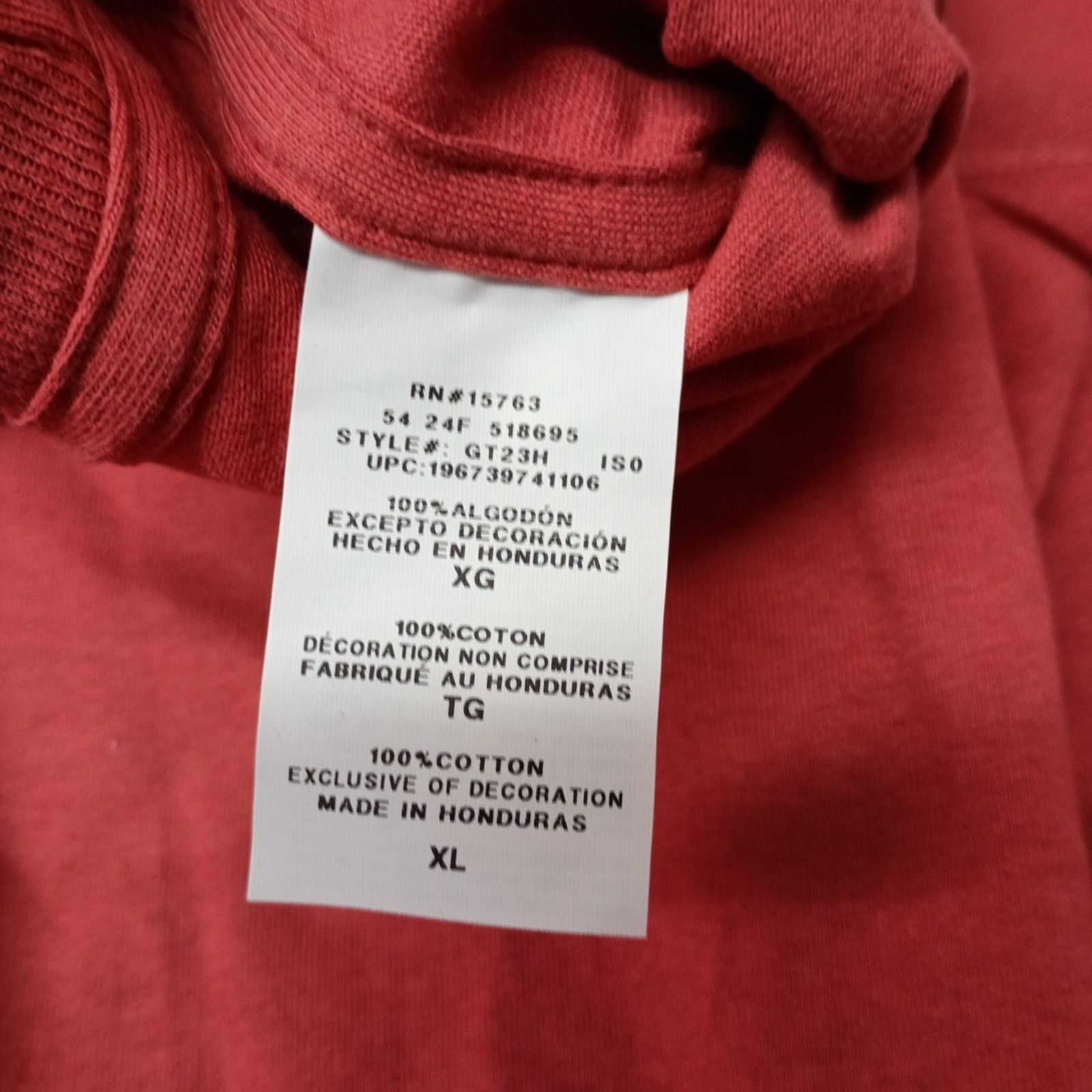 Champion Champion Classic Graphic Tee T-Shirt Men's XL Picante Pink Size US XL / EU 56 / 4 - 6 Thumbnail