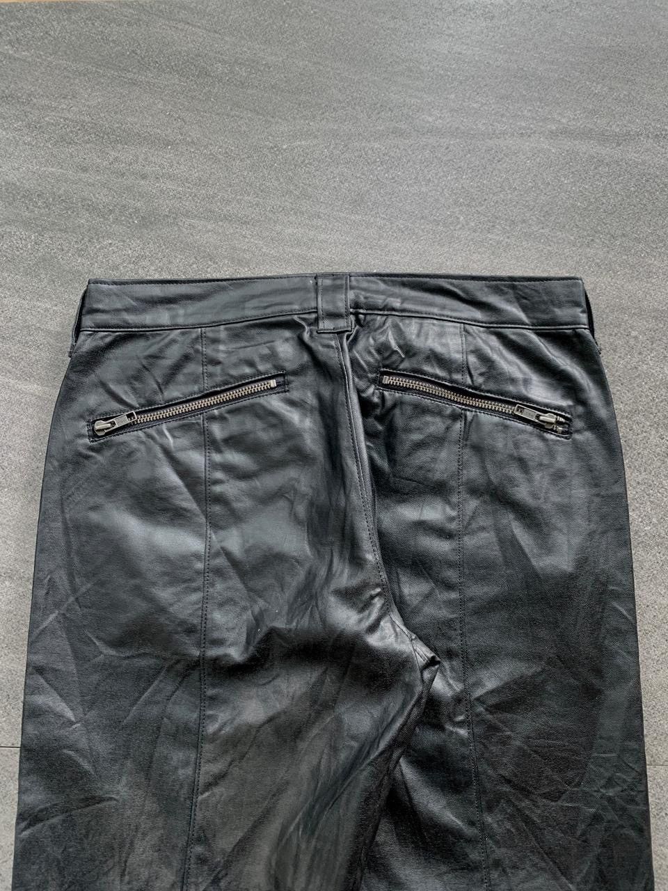 Yoshiyuki Konishi FREE TAX! Bondage Zippered Leather Flared Pants Size US 30 / EU 46 - 7 Thumbnail