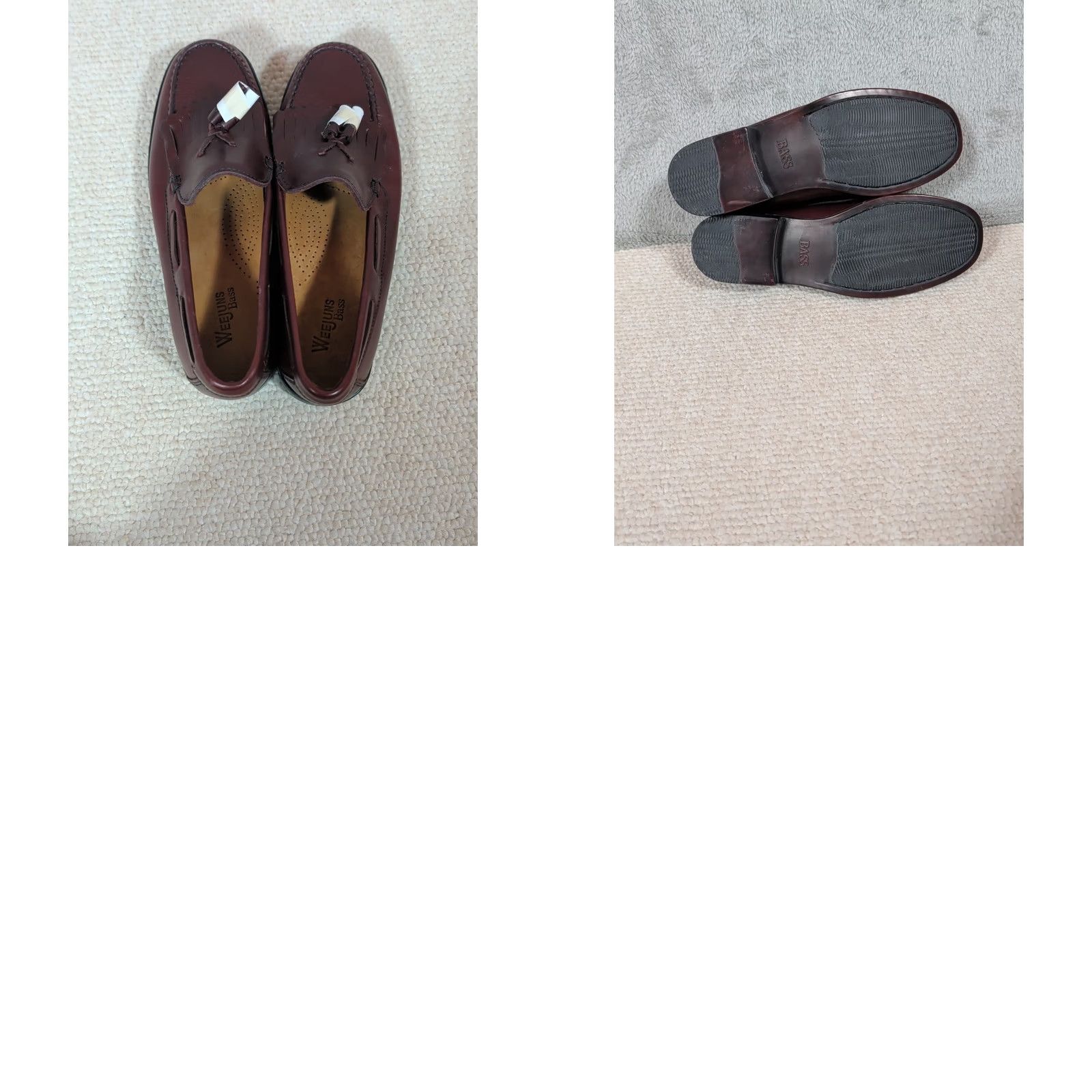 Vintage VINTAGE Bass Weejuns Marietta II Women Size 8.5M Burgundy Tassel Loafers Dark Academia Shoe Boys Girls Mens Womens Size US 9 / IT 39 - 8 Thumbnail