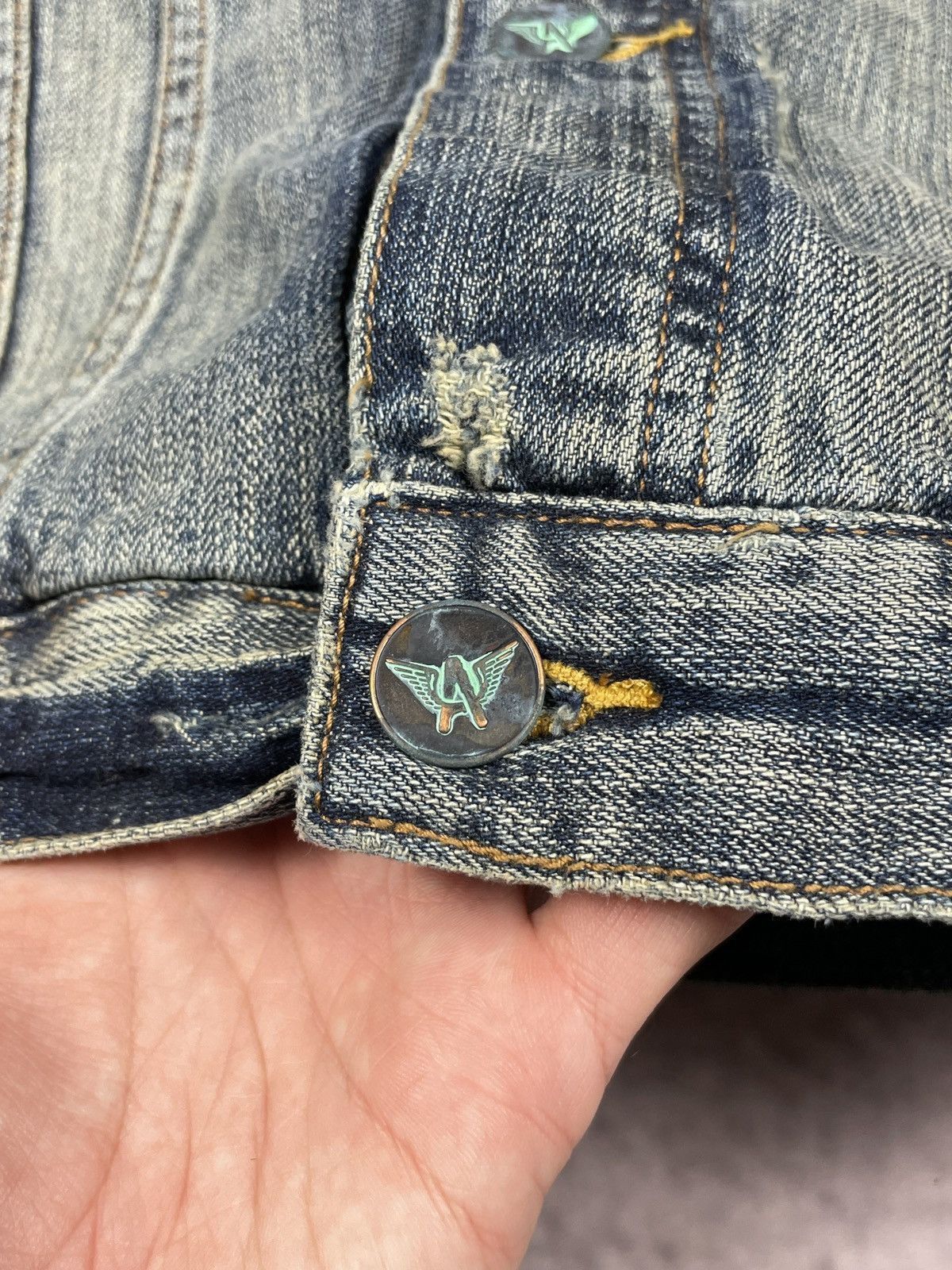 Archive LGB IfSixWasNine Style Distressed Denim Jacket