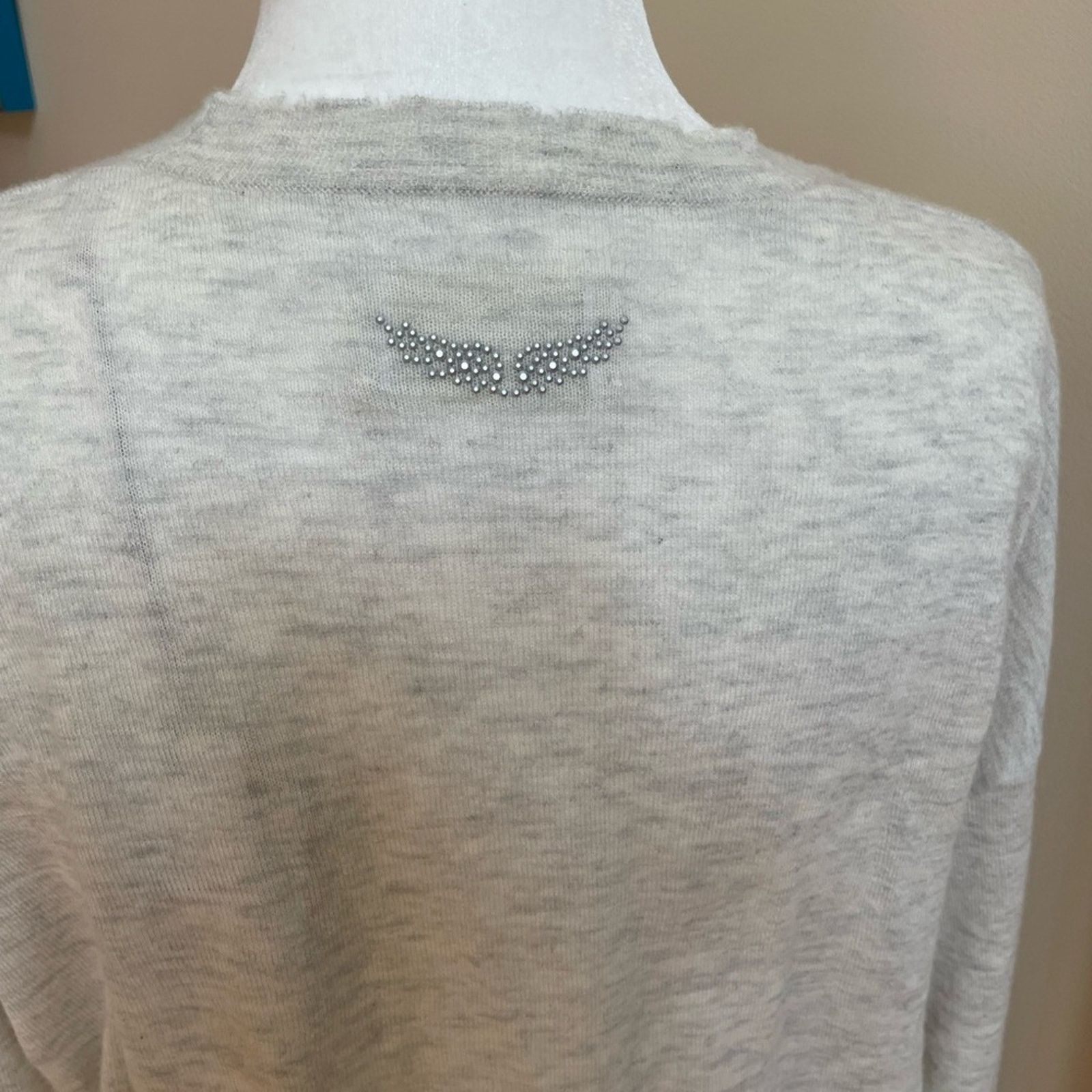 Zadig & Voltaire Happy Cp Cashmere Sweater from Zadig & Voltaire Size L / US 10 / IT 46 - 6 Thumbnail