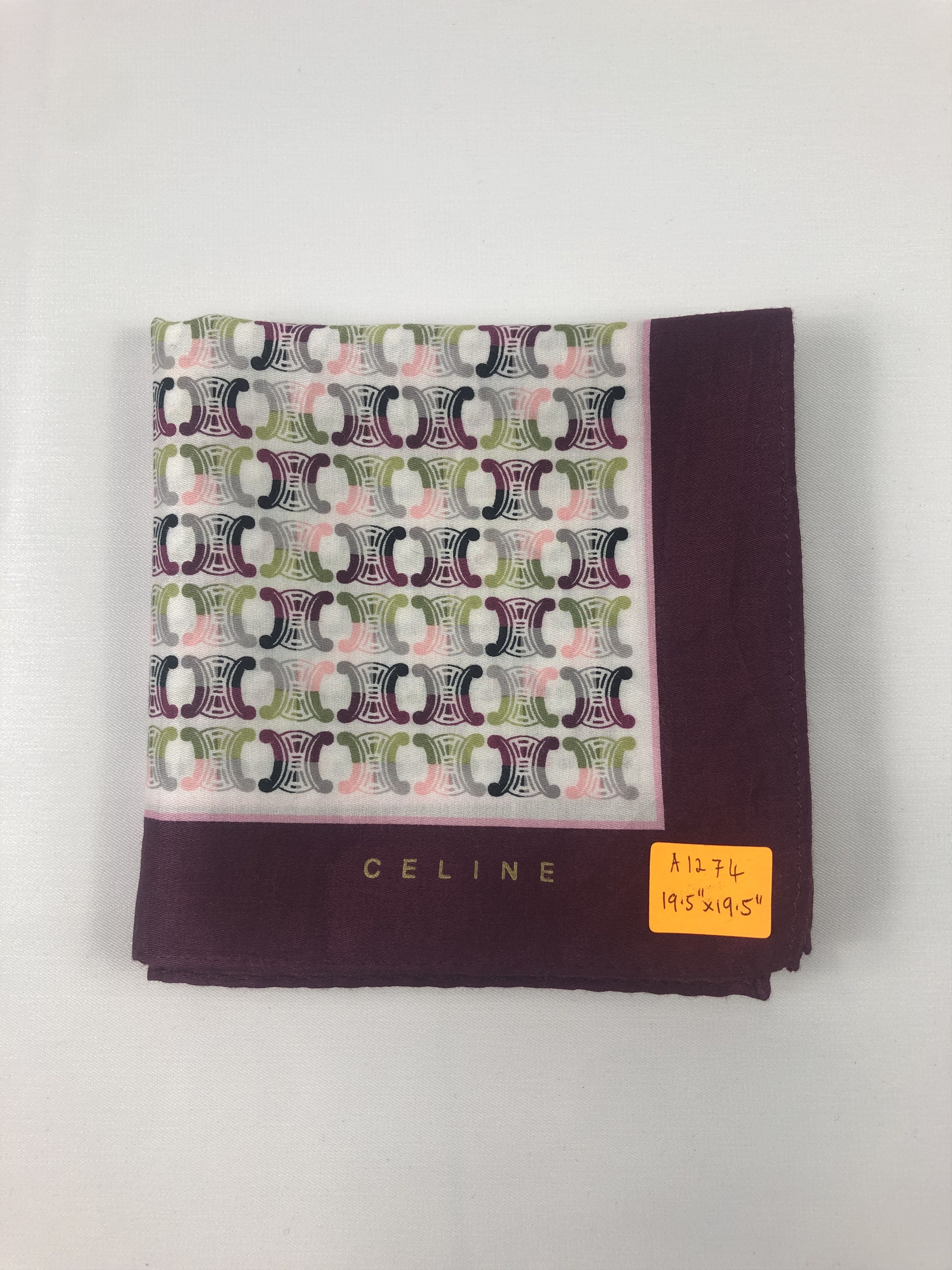 Celine Vintage Celine Handkerchief / Bandana / Neckerchief Size ONE SIZE - 6 Thumbnail