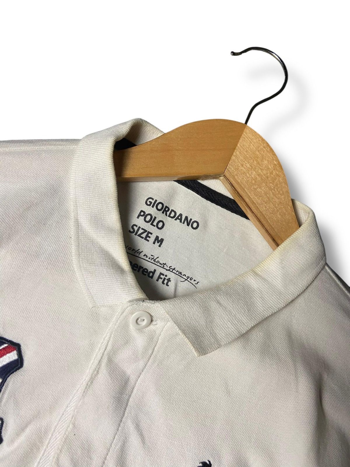 Giordano Giordani Long Sleeves Tapered Fit Polo Shirt (168) Size US M / EU 48-50 / 2 - 2 Thumbnail