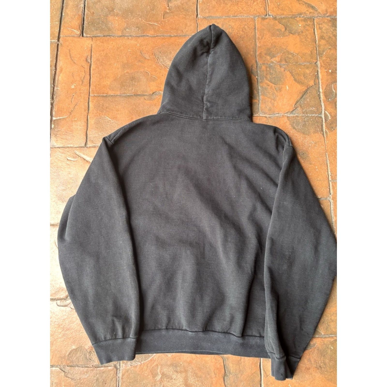 Vintage Doodles Hoodie Sweatshirt Large SXSW Merch Burnt Toast Black Cotton Logo Embroidered Hooded Pockets Men Regular Pullover Crew Neck Graphic Print Size US L / EU 52-54 / 3 - 3 Thumbnail