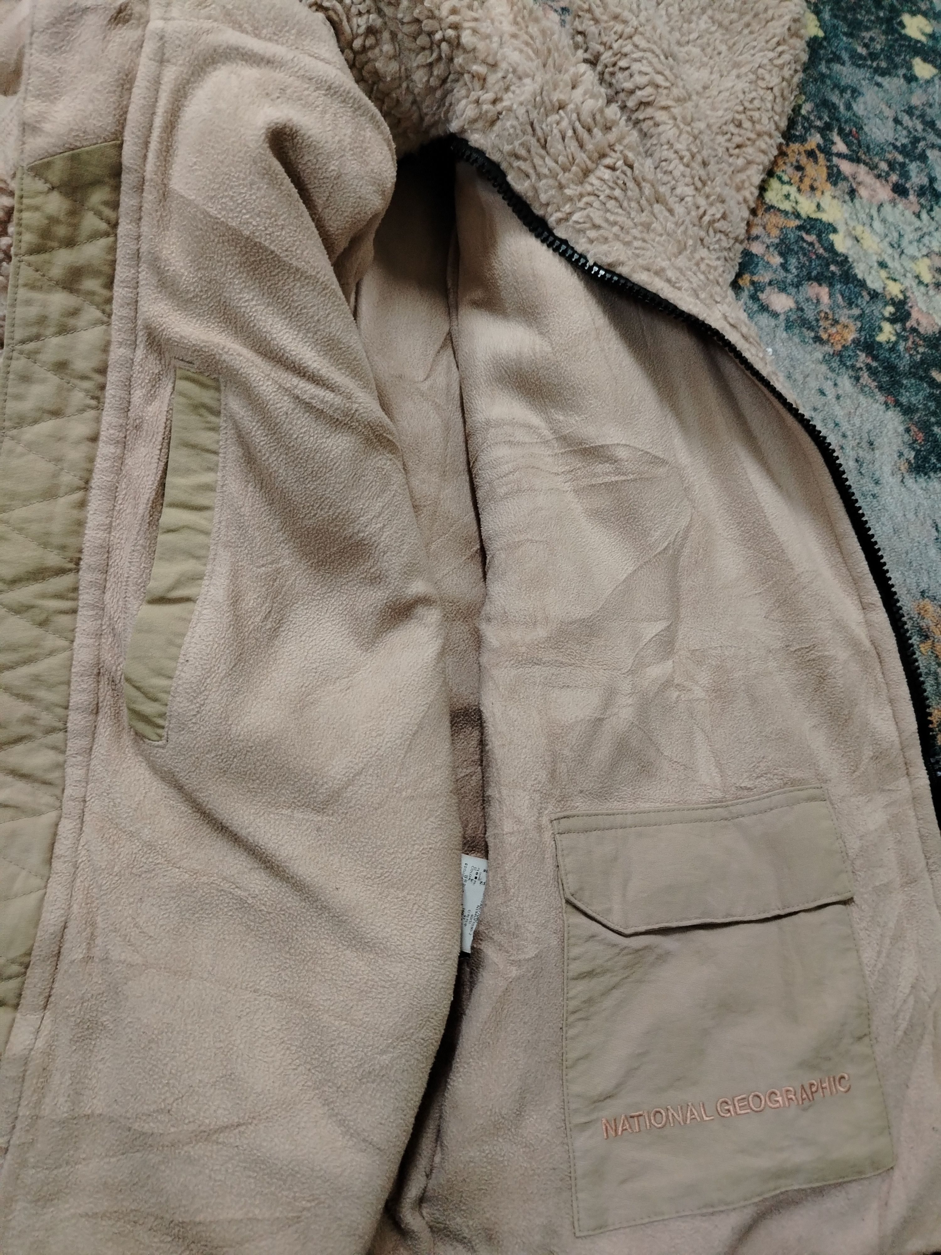 Grailed National Geographic sherpa fleece jacket Size US S / EU 44-46 / 1 - 4 Thumbnail
