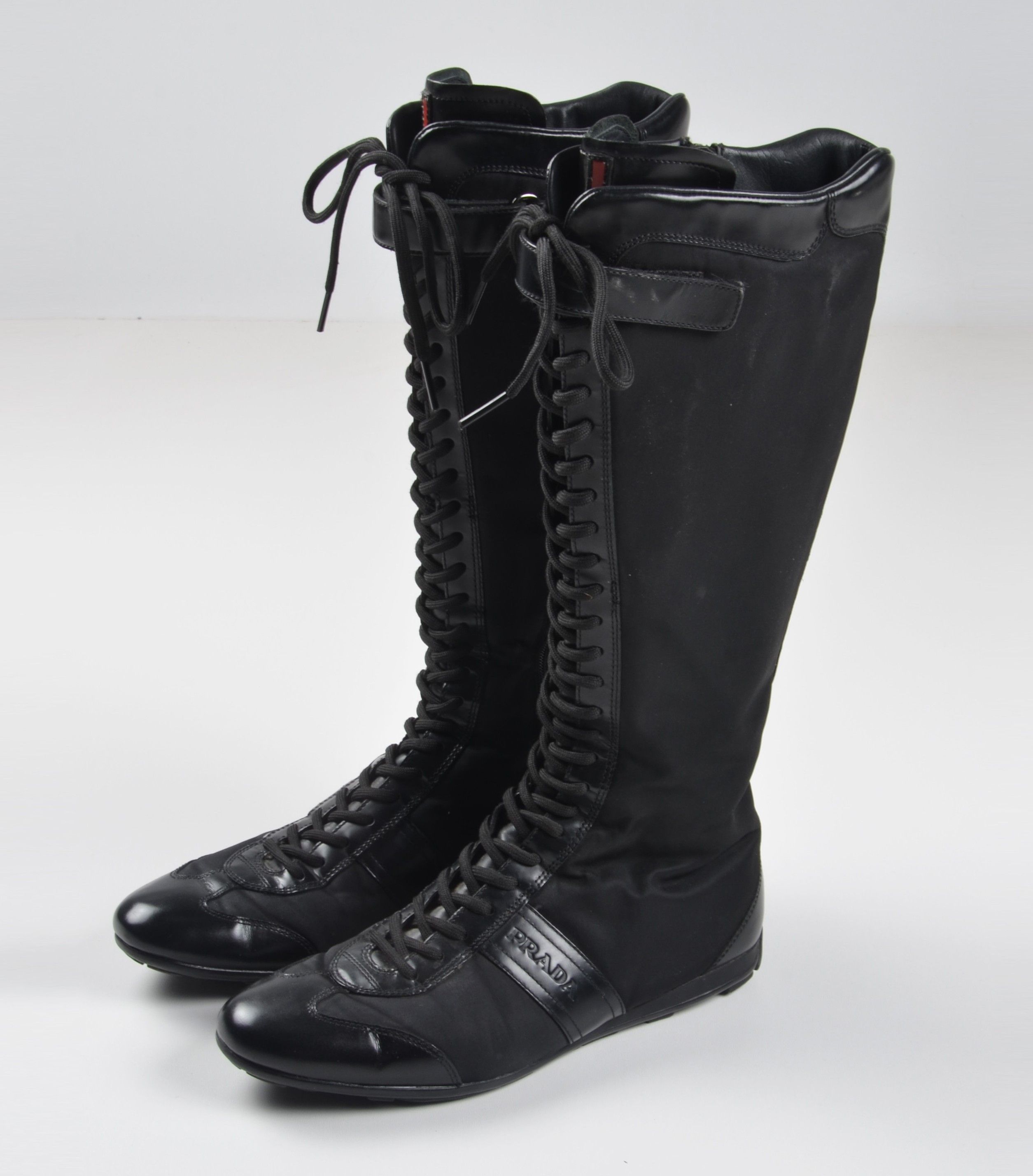 Prada Prada AW99 Linea Rossa Sports Knee Boots | Grailed