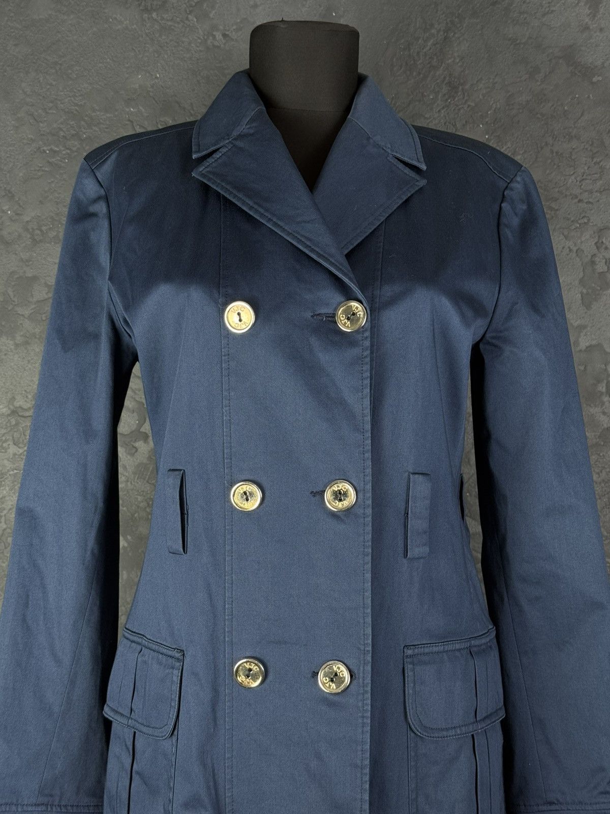 Versace Vintage Versace Jeans Couture 90s Trench Coat jacket Size L / US 10 / IT 46 - 8 Thumbnail