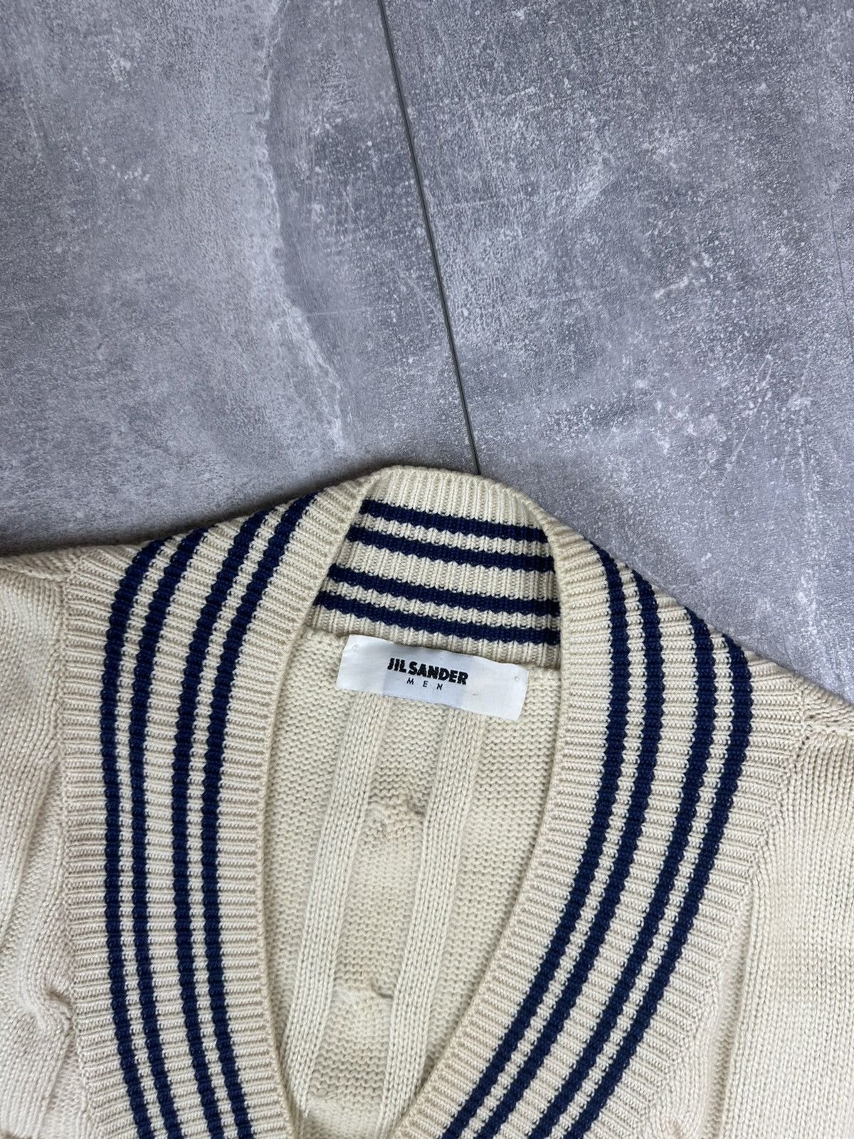Jil Sander Jil Sander Men Knitted West Sweater Luxury Small Logo Size US XL / EU 56 / 4 - 10 Thumbnail