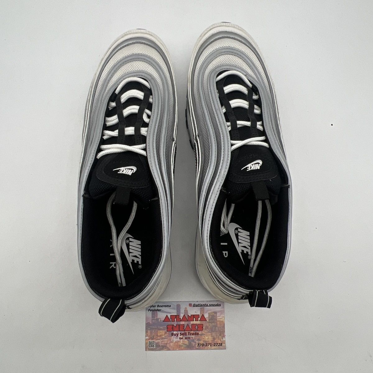 Nike Air max 97 reflective silver Size US 12 / EU 45 - 6 Thumbnail