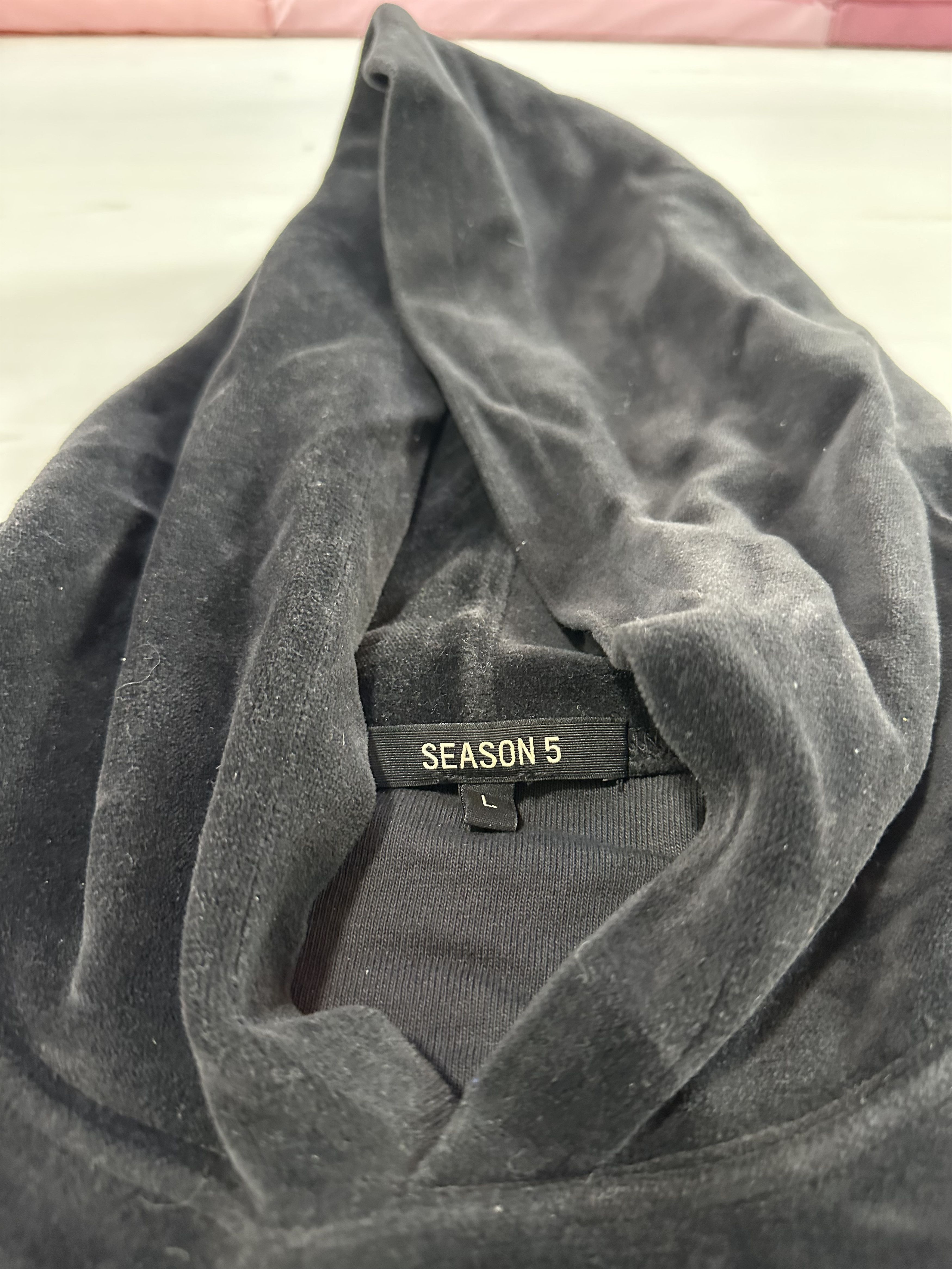 Yeezy SEASON 5 VELOUR HOODIE Size US L / EU 52-54 / 3 - 4 Thumbnail