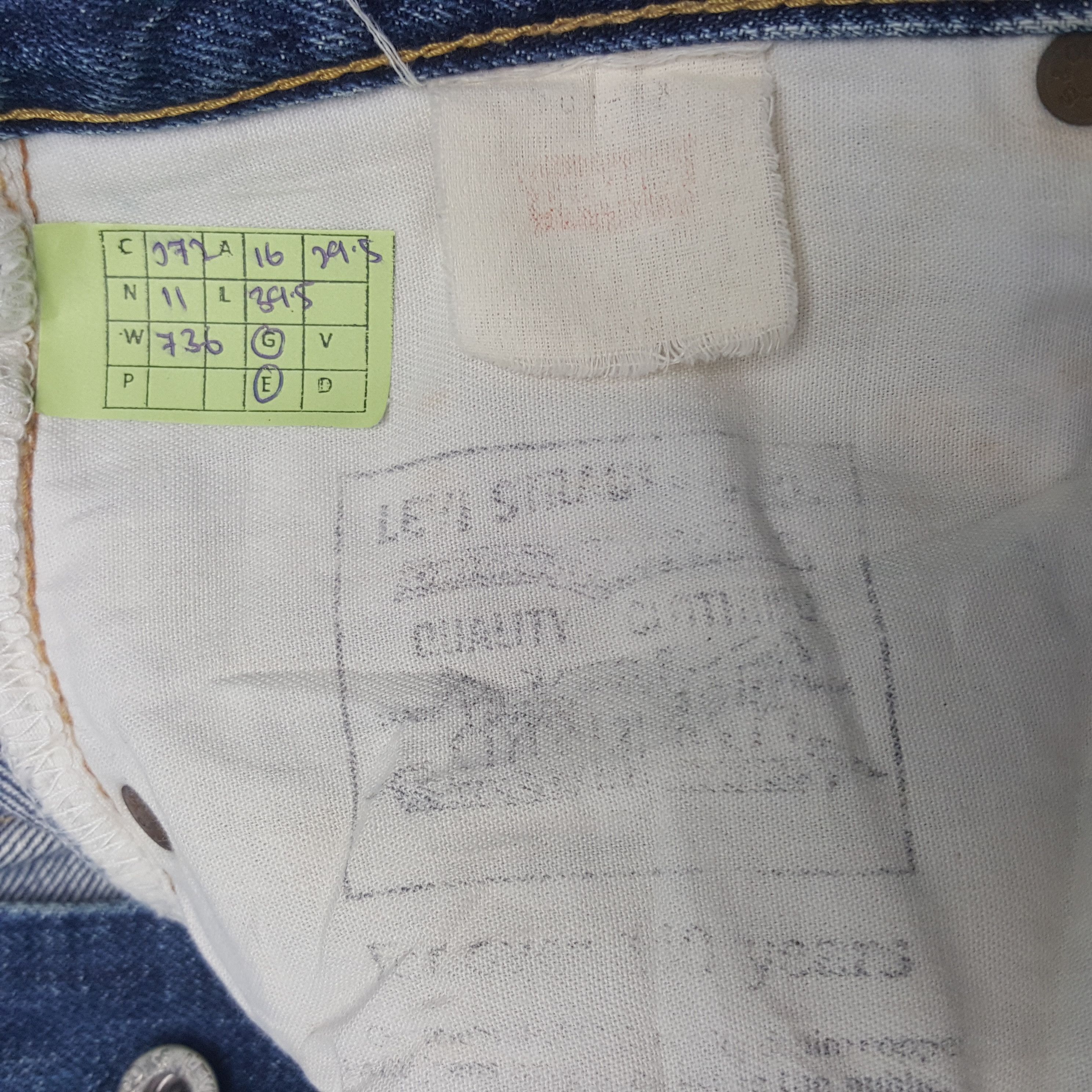 Levi's × Vintage Vintage Levi's Selvedge American Distressed Denim Jeans Size US 32 / EU 48 - 8 Thumbnail