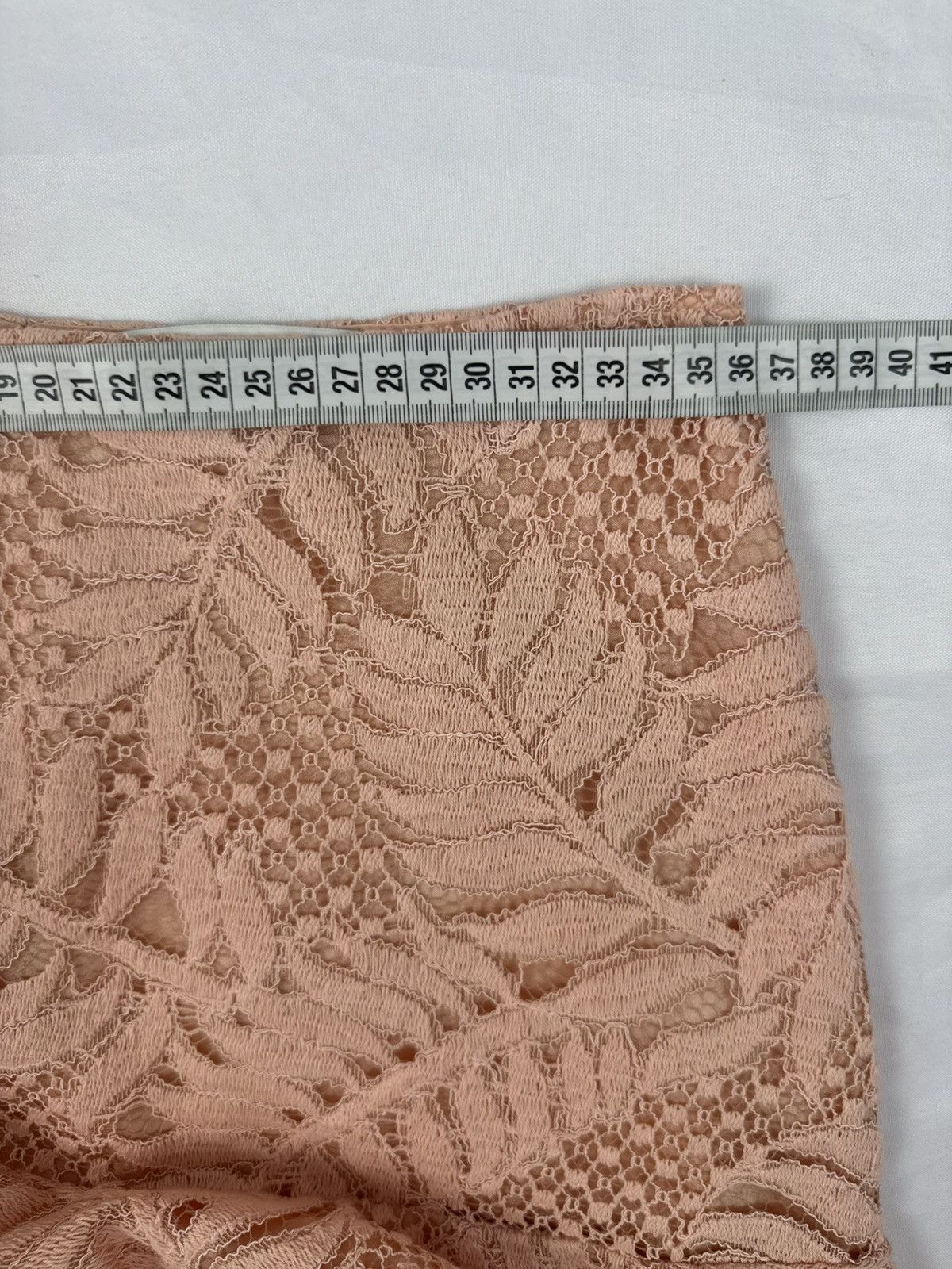 ALEXIS Stunning Lace Two-Piece Set - Peach Pink | Top and Skirt Size S / US 4 / IT 40 - 17 Thumbnail