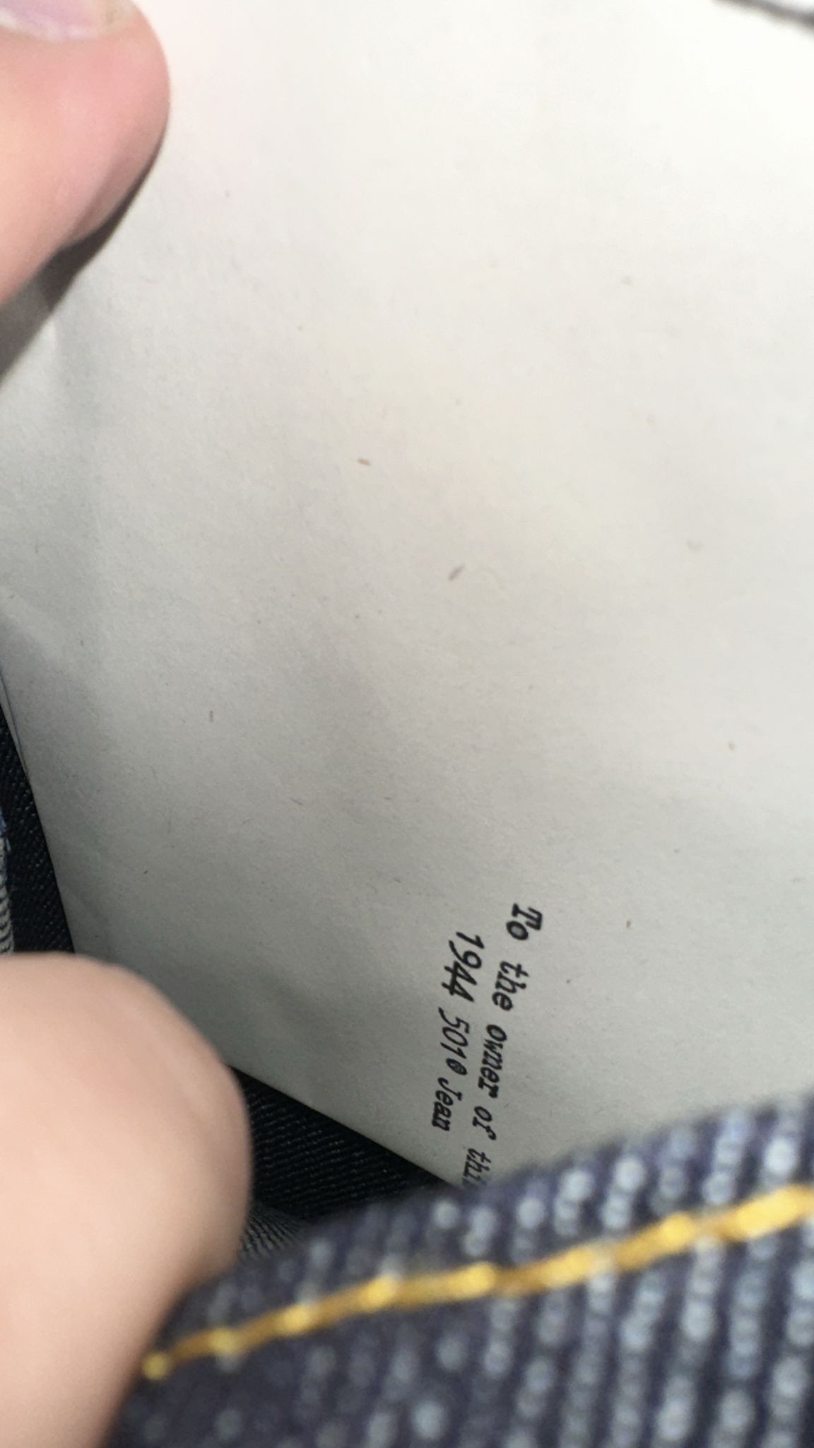 Levi's Vintage Clothing LVC Levi's Vintage Clothing 1944 S501 Perfect Imperfections Size US 30 / EU 46 - 6 Thumbnail