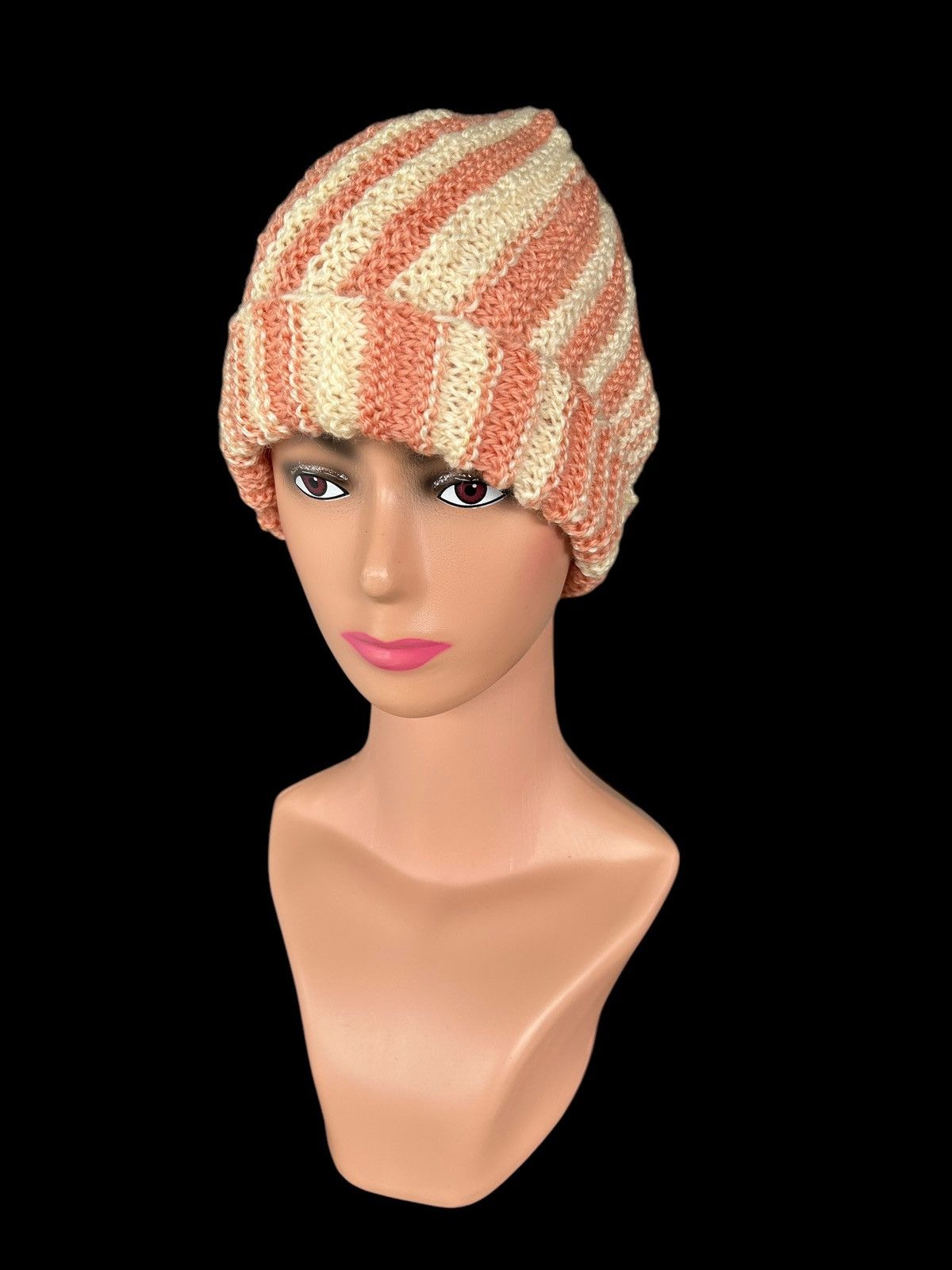 Japanese Brand × Kapital × Vintage Crochet Knitted Handmade Beanie Hats Size ONE SIZE - 3 Thumbnail