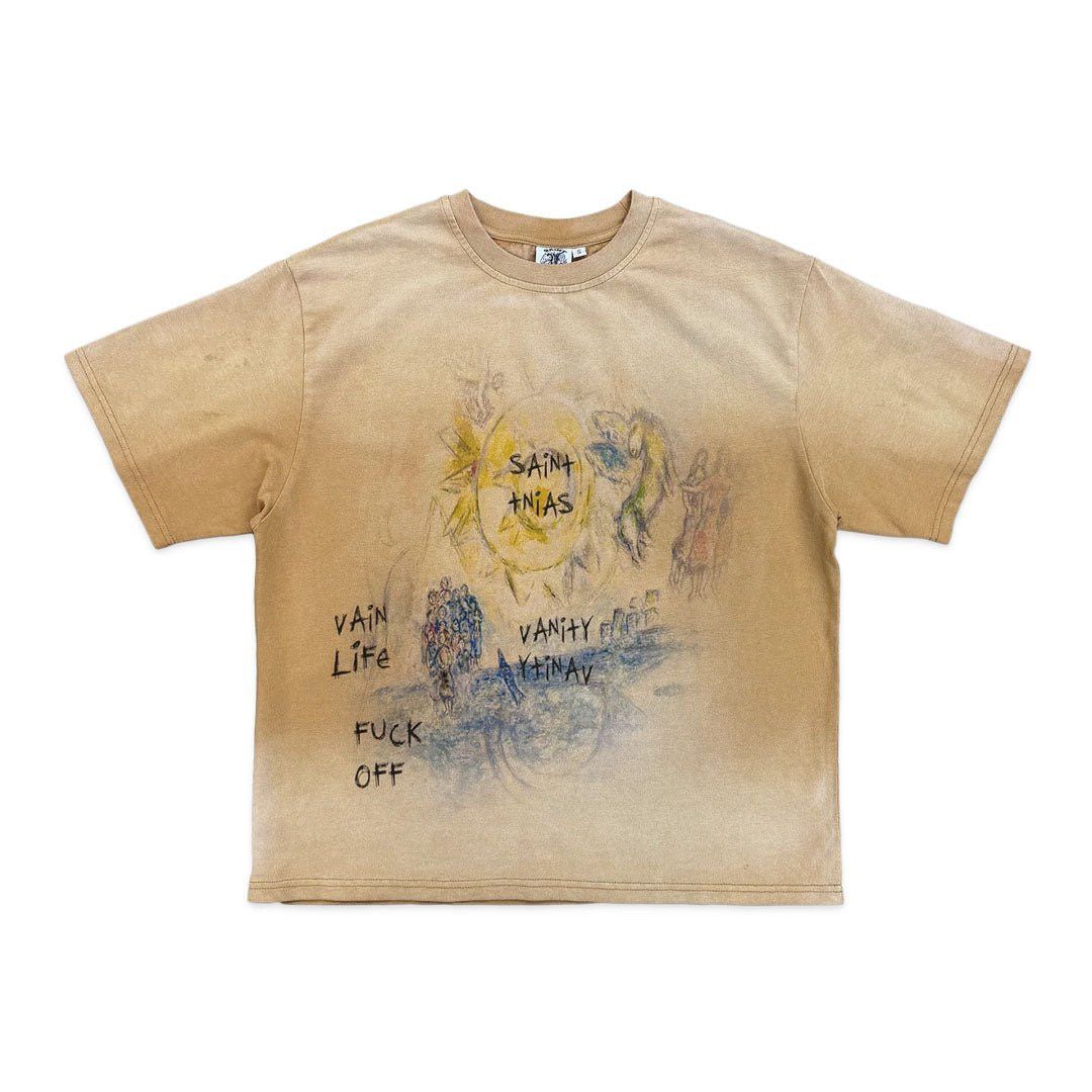 Saint Vanity F*ck Off Tee Faded Brown Size US XL / EU 56 / 4 - 1 Thumbnail