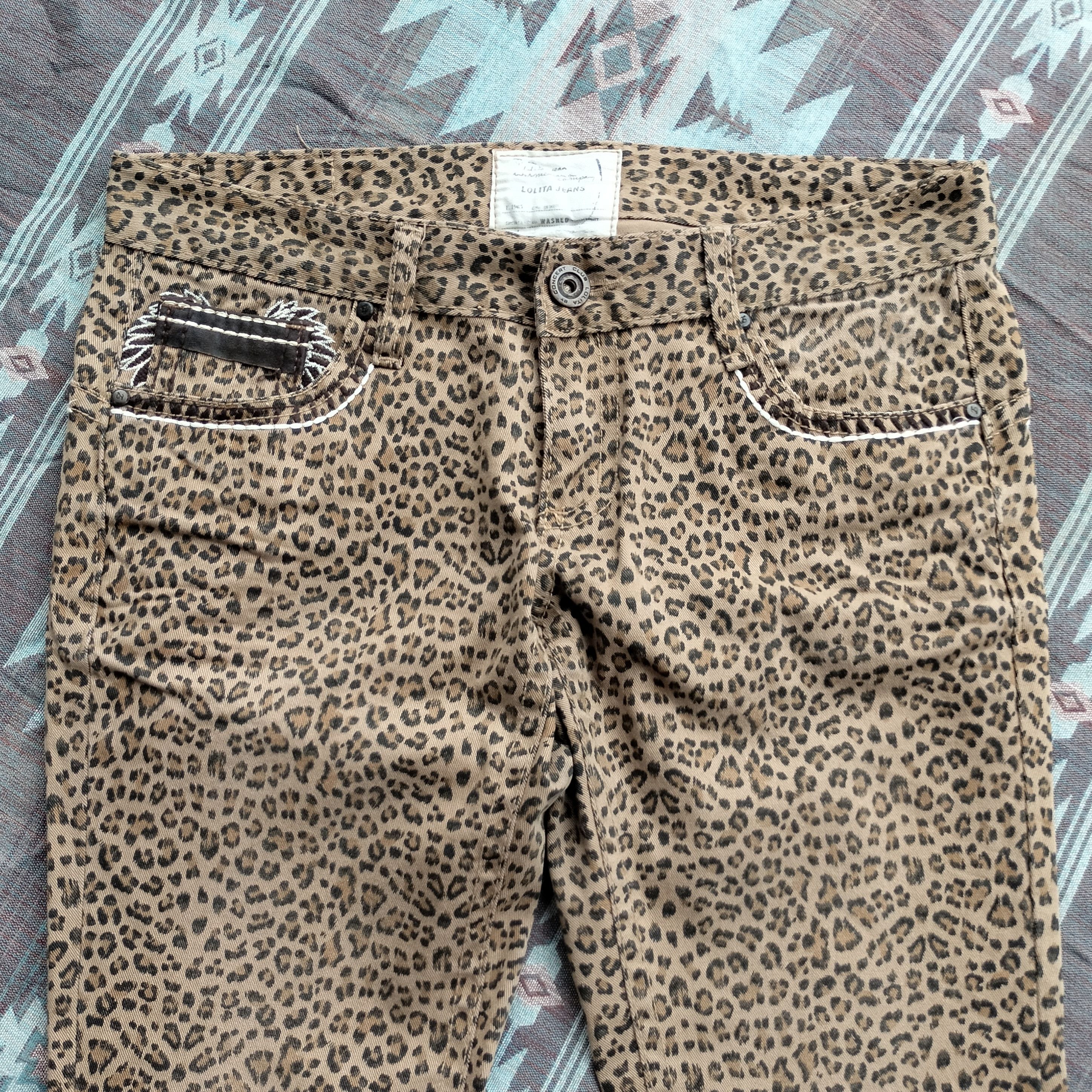 Japanese Brand Lolita yoshitomo nara leopard pants Size US 30 / EU 46 - 3 Thumbnail
